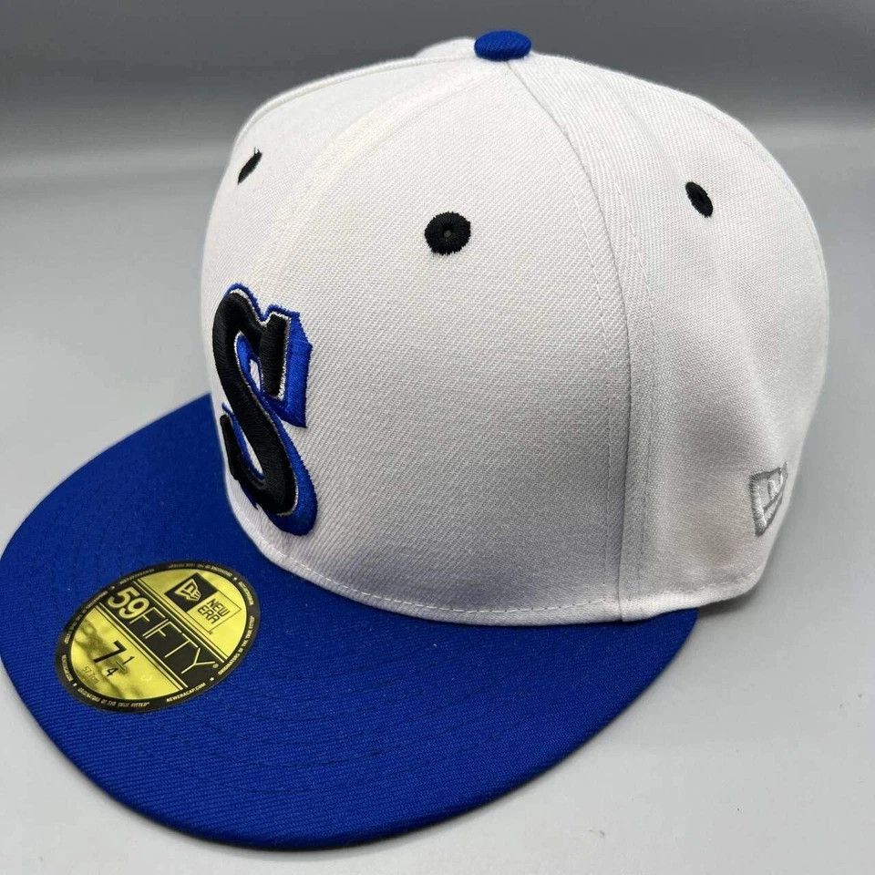 New Era Seattle Mariners Hat Men 7 1/4 59Fifty New Era Fitted Cap Size ONE SIZE - 4 Thumbnail