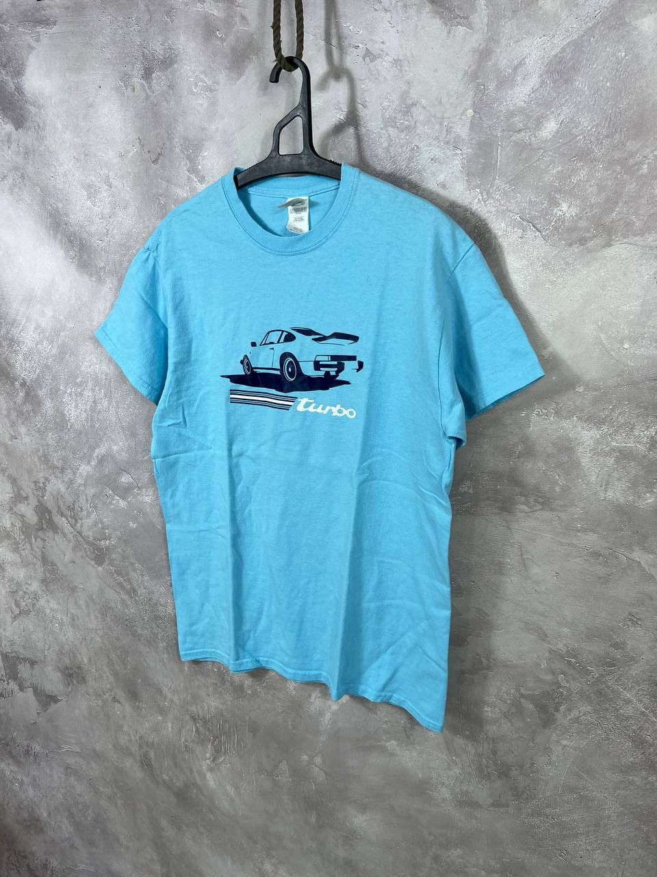 Gildan × Vintage Vintage Tee Porche 911 Turbo Size US M / EU 48-50 / 2 - 2 Thumbnail