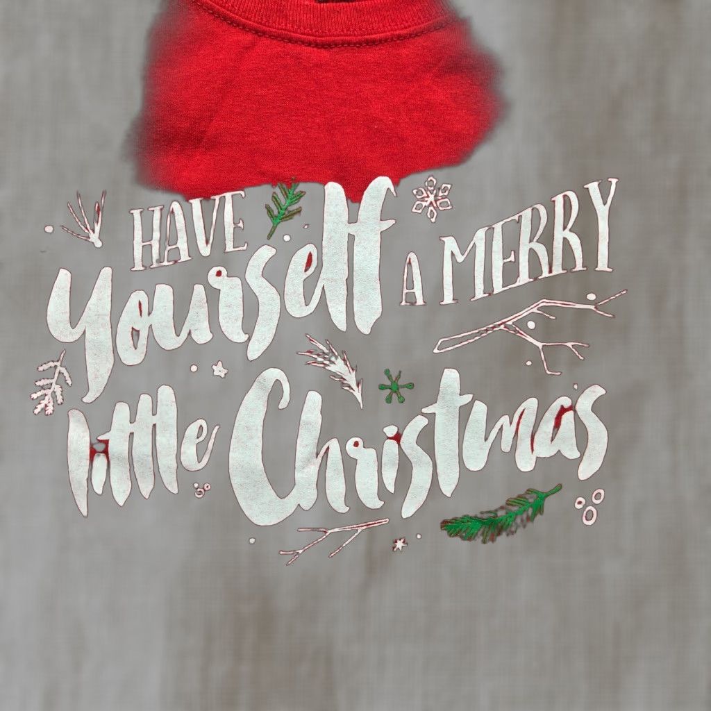 Top Of The World VINTAGE Top of the World Christmas T-Shirt Women L Red Short Sleeve Basic Holiday Winter Size L / US 10 / IT 46 - 1 Thumbnail