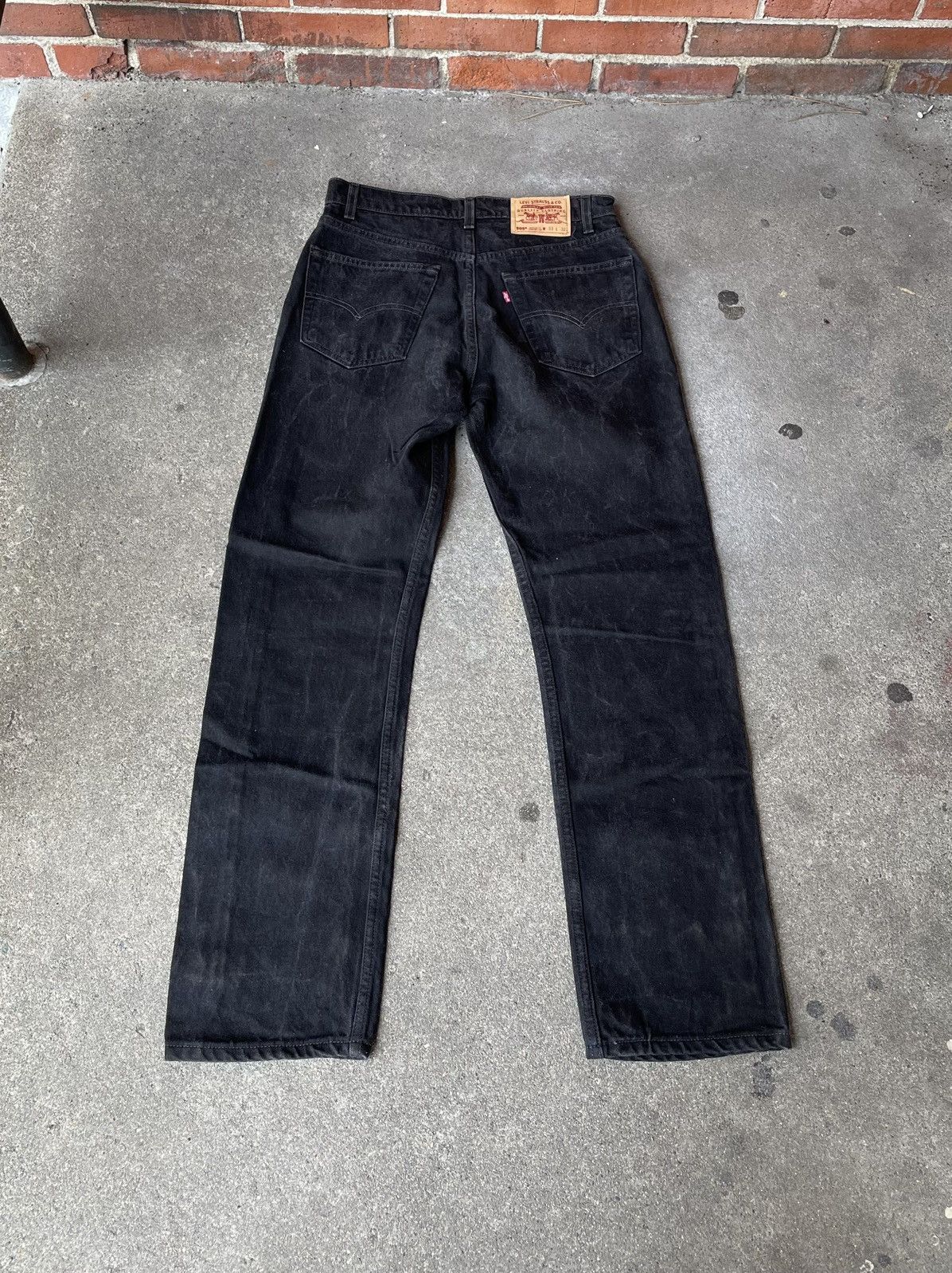 Levi's Vintage LEVI'S 505 black denim jeans 33x32 Size US 33 - 4 Thumbnail