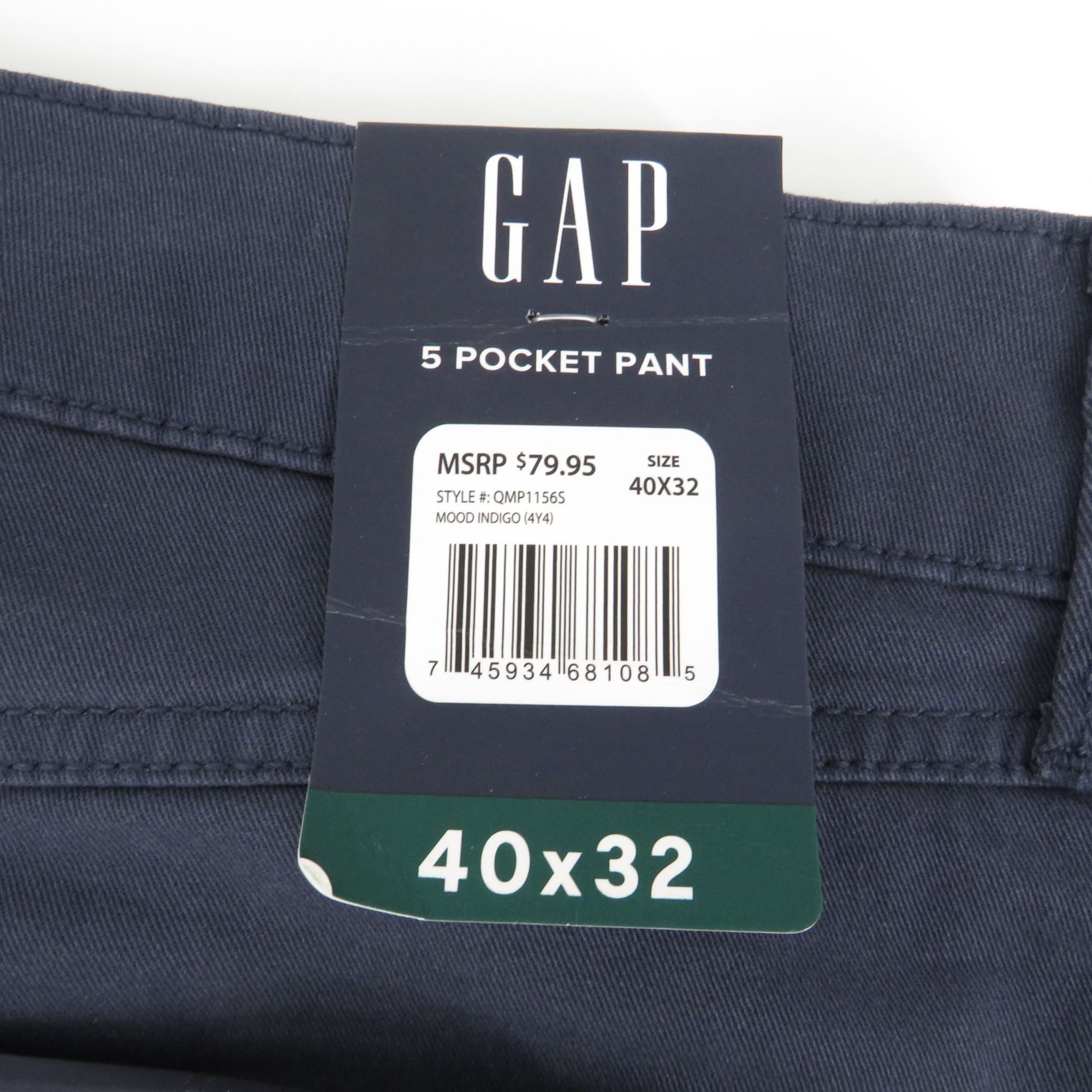 Gap Gap Men's 5 Pocket Slim Fit Pants 40x32 Stretch Twill Classi Size US 40 / EU 56 - 4 Thumbnail