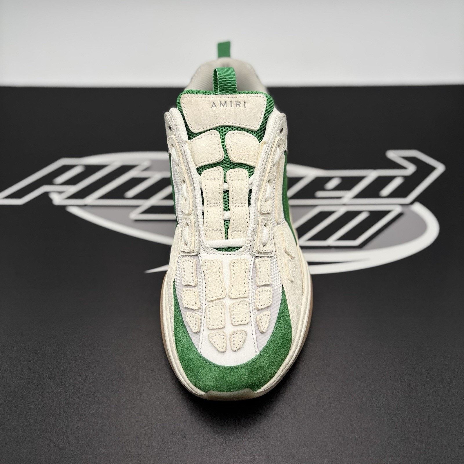 Amiri Amiri Bone Runner ' Tennis Green ' | EXCELLENT! Size US 10 / EU 43 - 14 Thumbnail