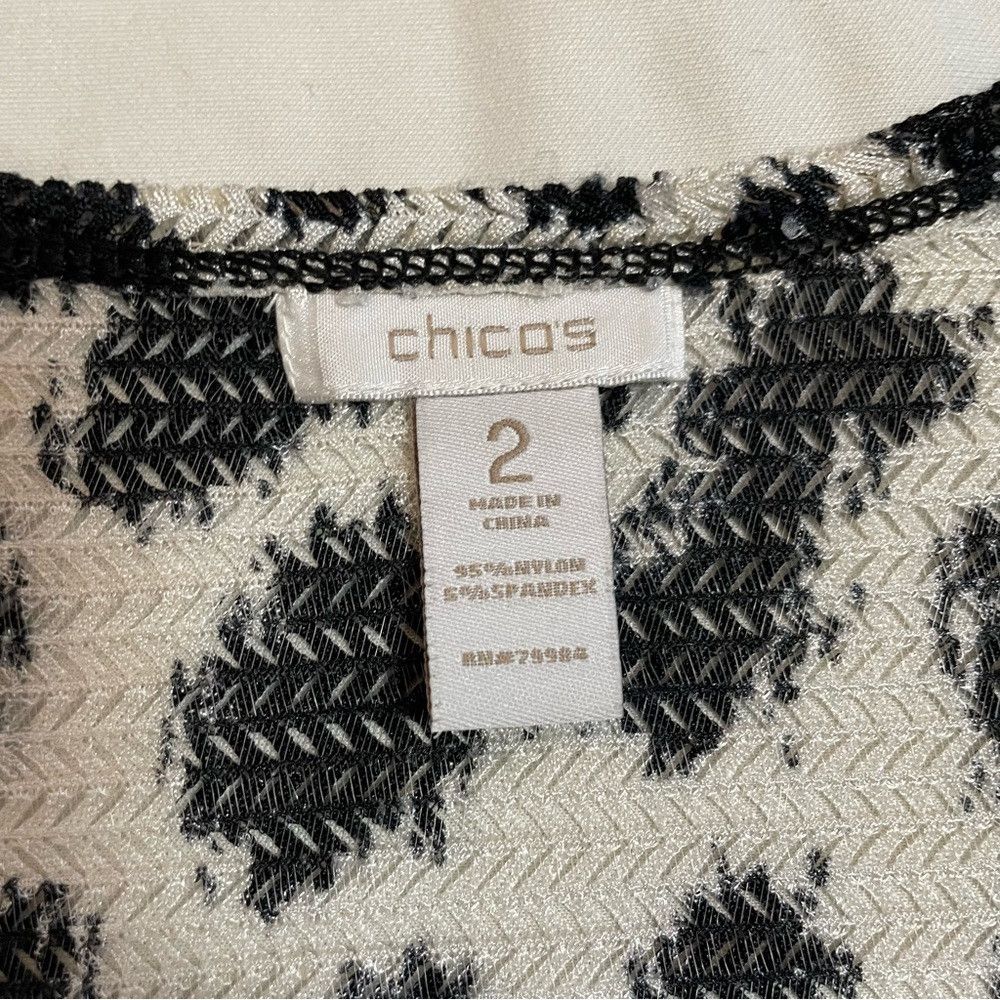 Chicos Chico's Animal Martisha Jacket Cardigan Size 2 US L Size L / US 10 / IT 46 - 9 Thumbnail