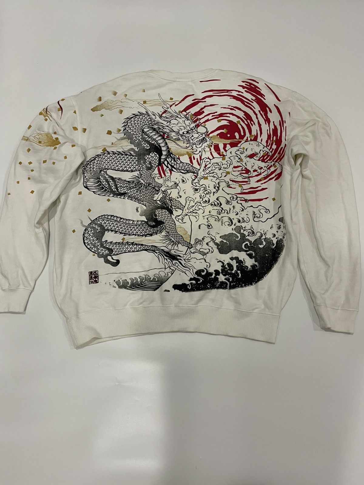 Karakuri Tamashii sukajan sweatshirt karakuri tamashi dragon embroidered Size US XXL / EU 58 / 5 - 2 Thumbnail