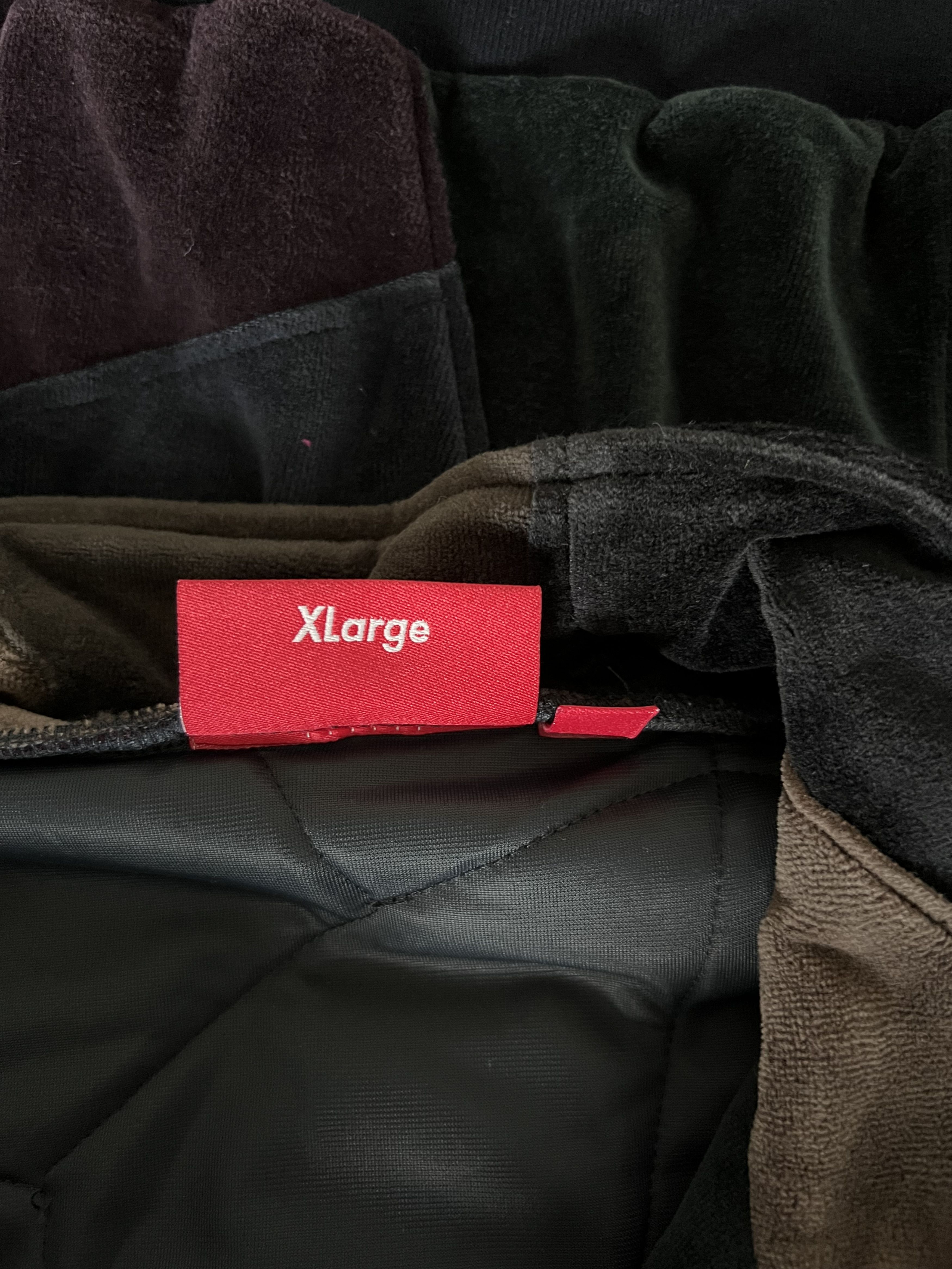 Supreme Supreme Patchwork Velour Track Jacket in Dark Navy Size US XL / EU 56 / 4 - 8 Thumbnail