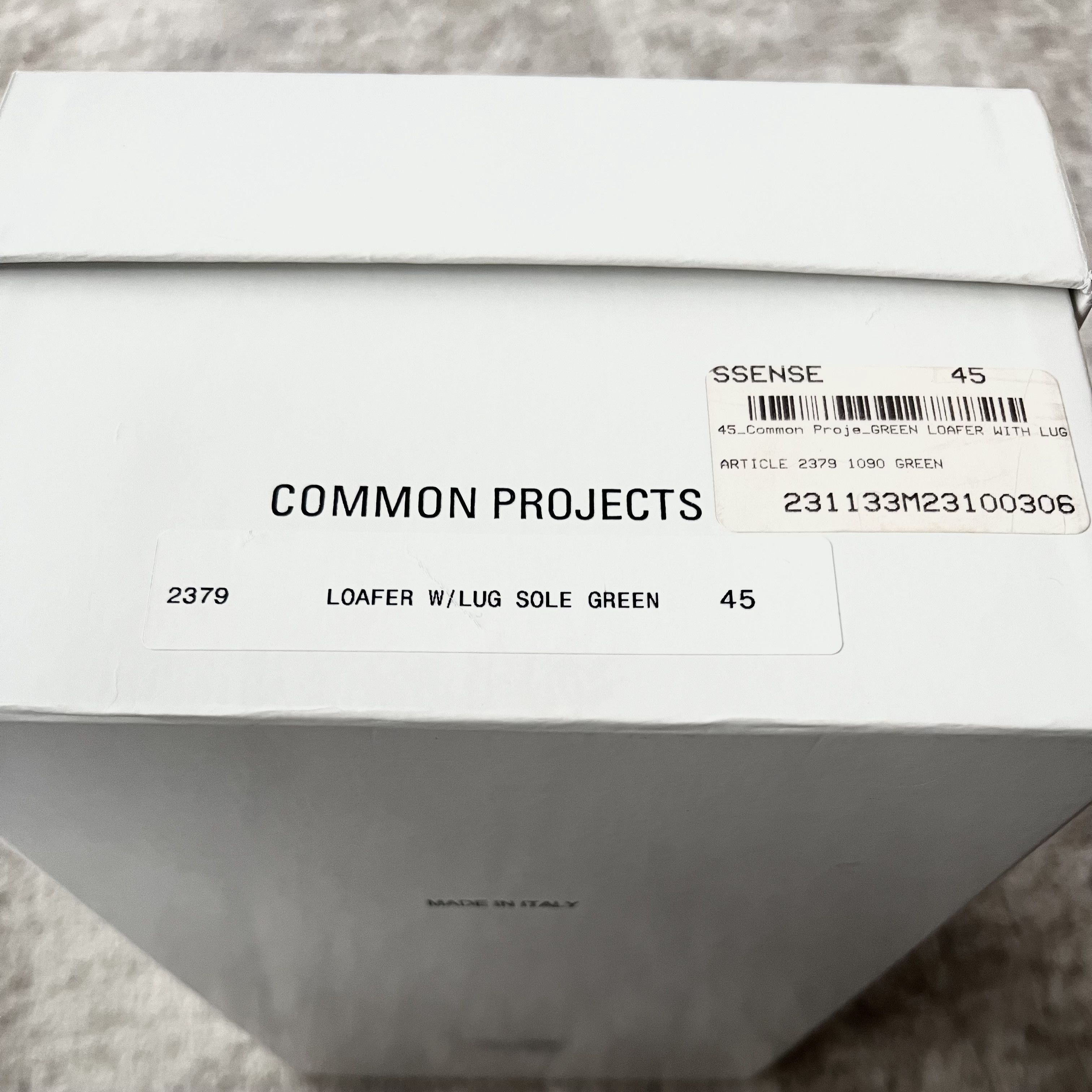 Common Projects Common Projects Green Leather Loafer - Size 45 Size US 12 / EU 45 - 3 Thumbnail