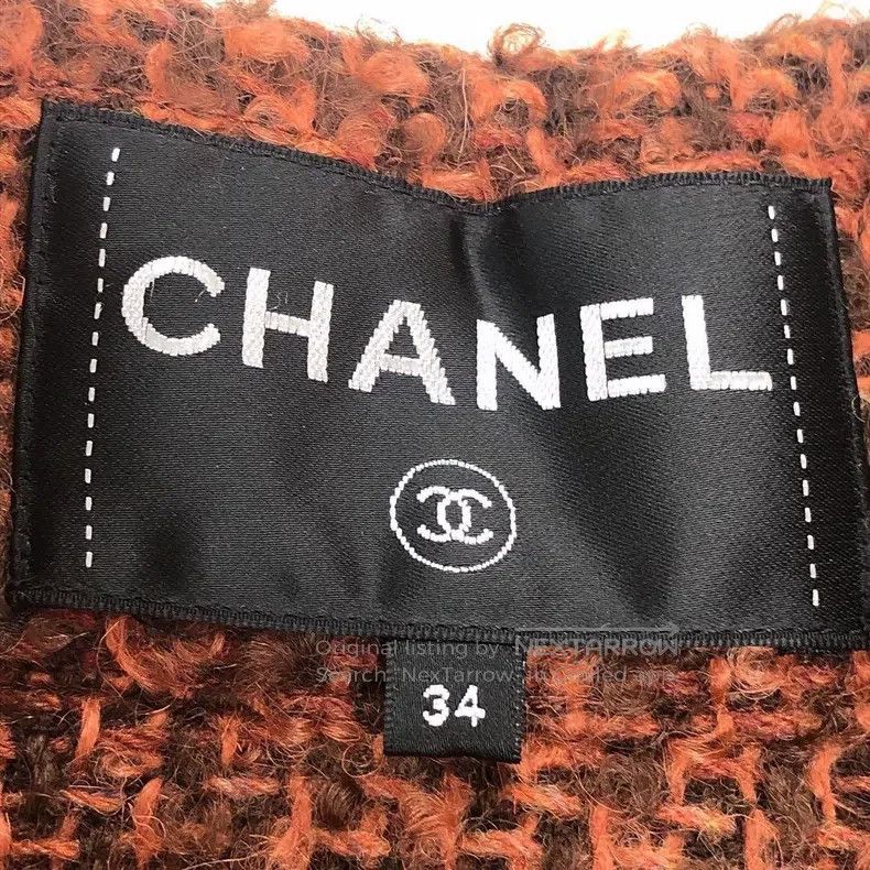 Chanel Chanel 17B red-brown woollen woven jacket Size XXS / US 00 / IT 34 - 5 Thumbnail