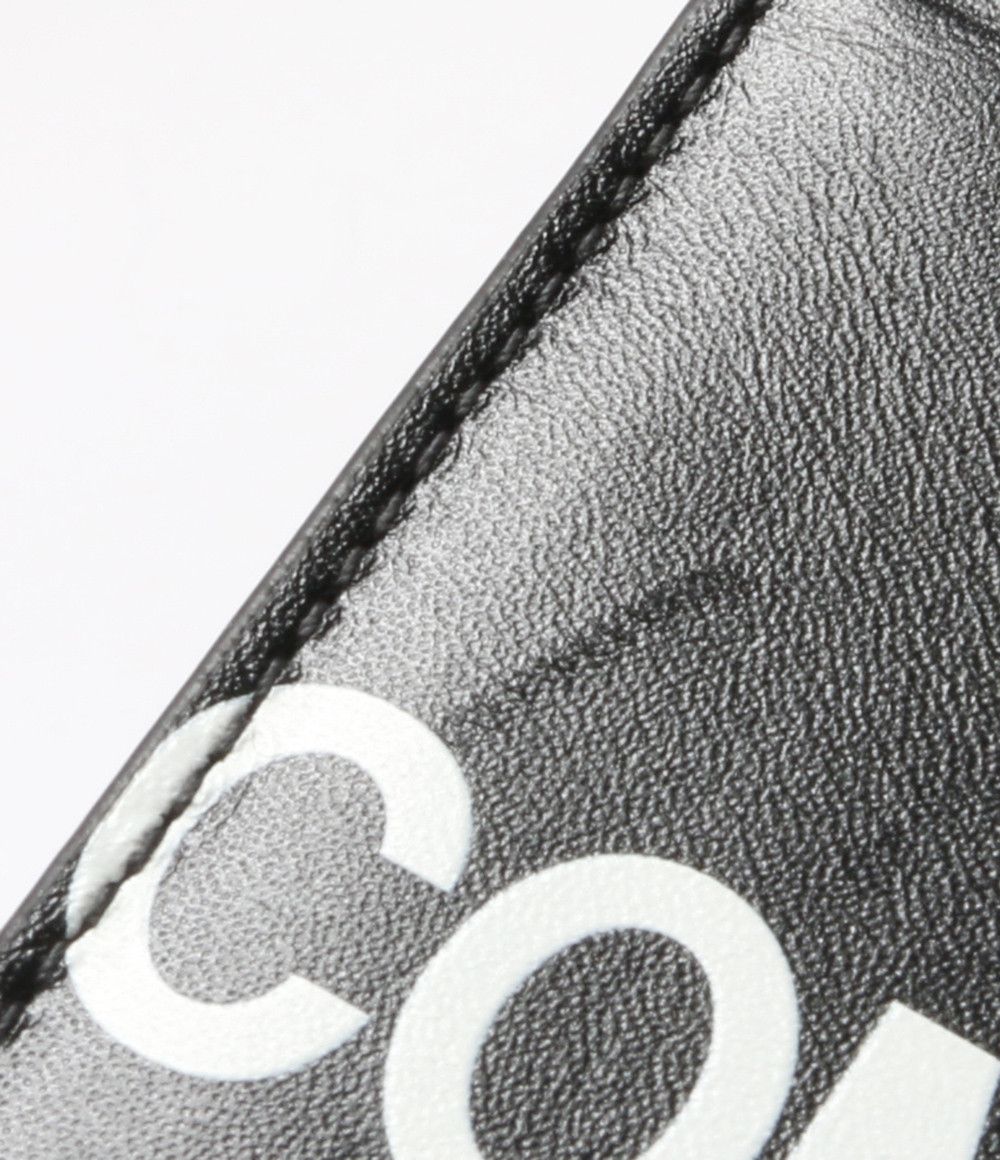 Comme des Garcons Wallet Bi-fold Logo Printed Black Size ONE SIZE - 8 Thumbnail