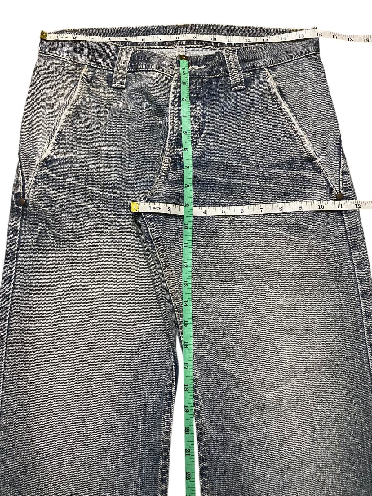 Japanese Brand Vtg Japanese Brand Icco Faded Wash Distressed Loose Jeans Size US 32 / EU 48 - 11 Thumbnail