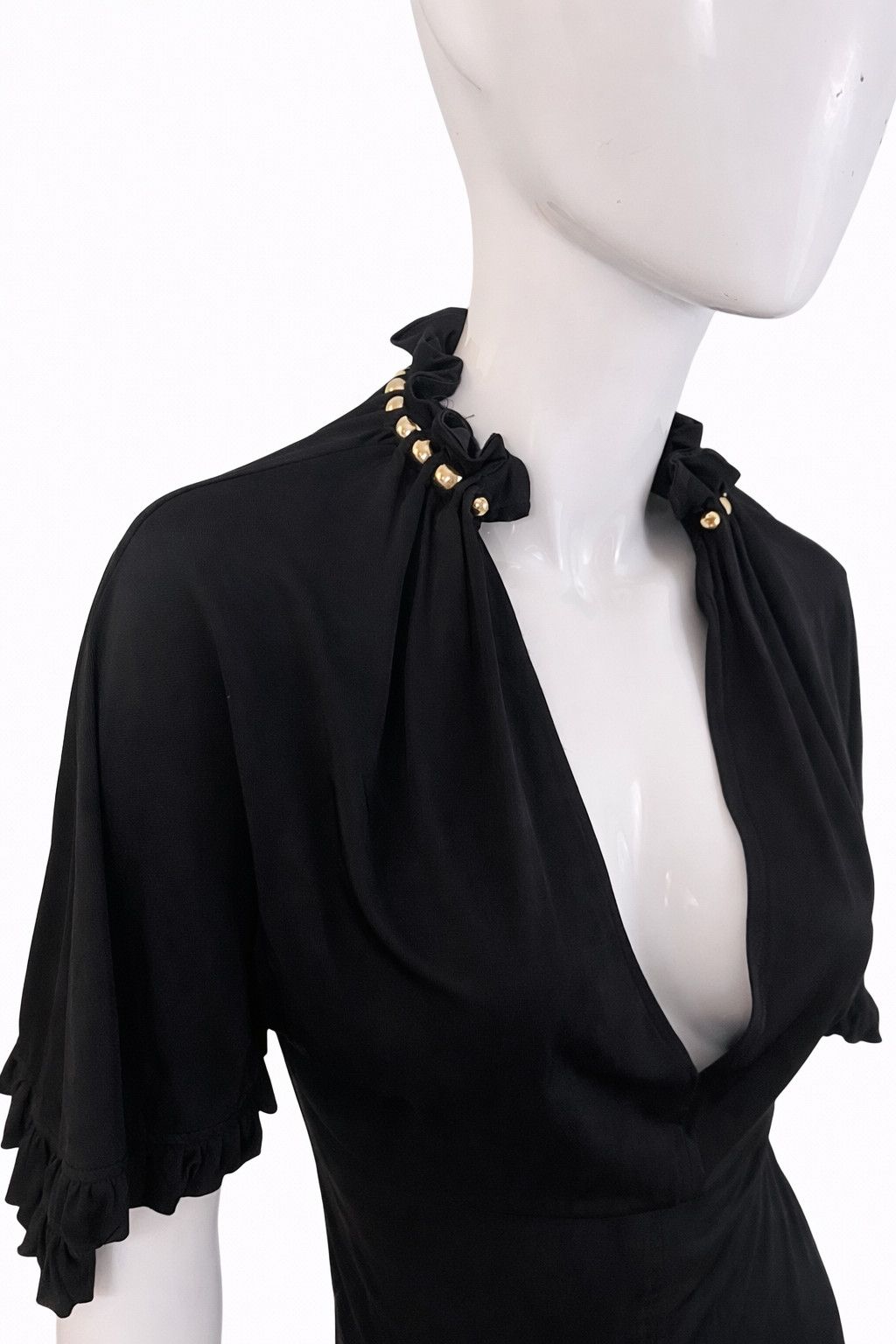 Paco Rabanne Paco Rabanne Jewelry Neckline Gold Bead Necklace Top Size S / US 4 / IT 40 - 3 Thumbnail