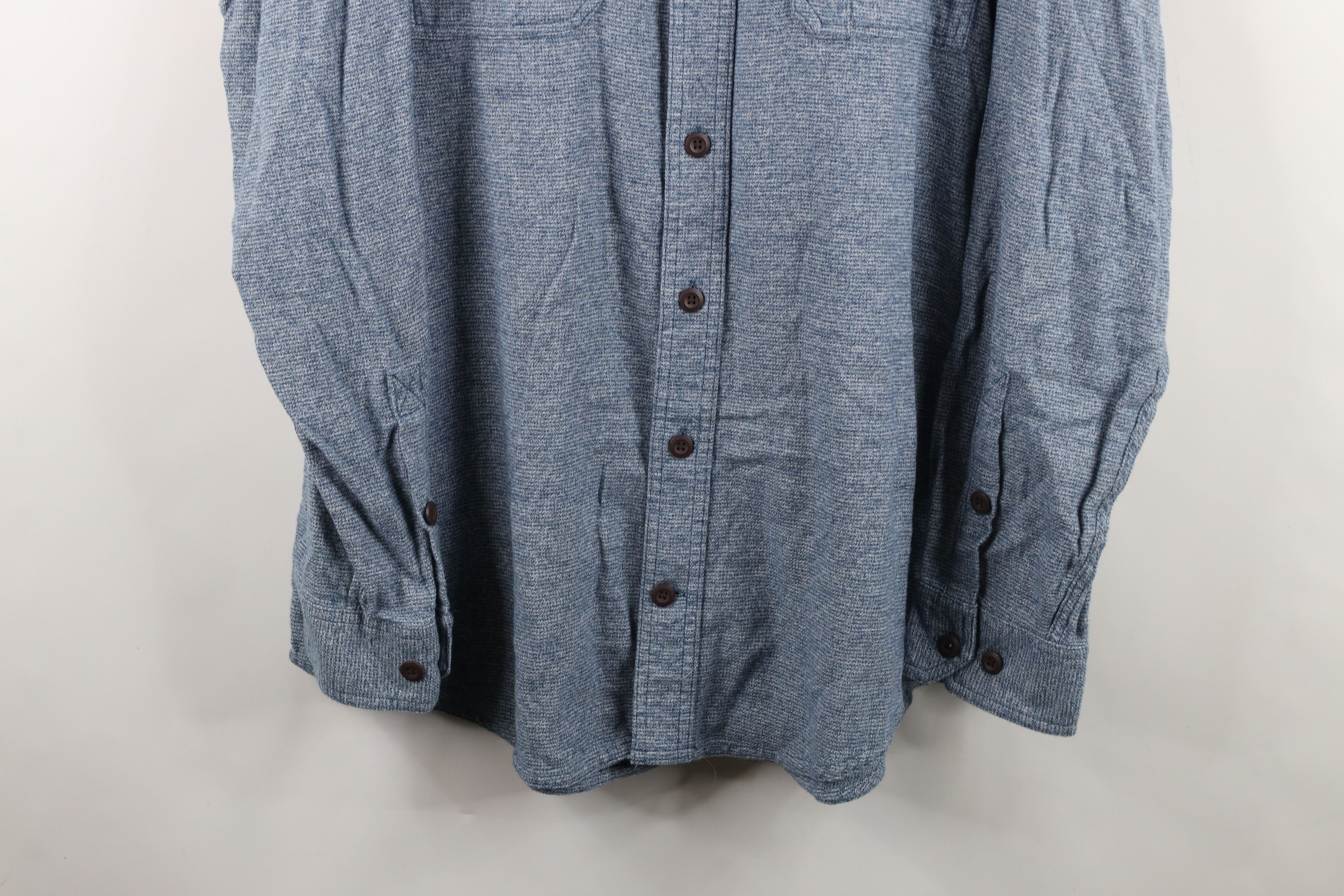 Duluth Trading Company Duluth Trading Co Chambray Collared Button Down Shirt Size US XL / EU 56 / 4 - 3 Thumbnail