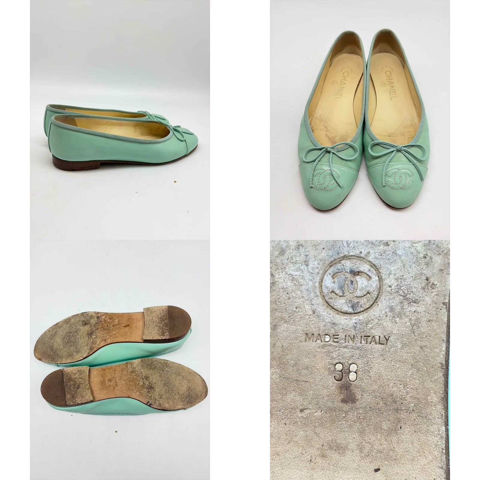 Chanel Chanel Blue Slip On Flats 36 Size US 6 / IT 36 - 9 Thumbnail