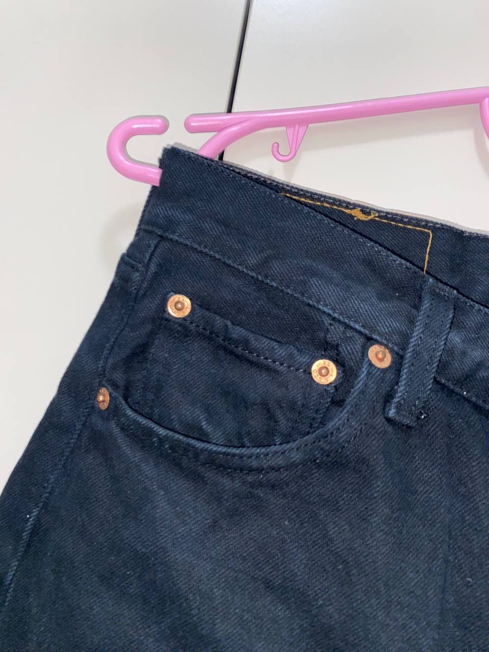Levi's × Vintage Vintage Levi's 501 Jeans Distressed Faded Black Denim Size US 32 / EU 48 - 11 Thumbnail