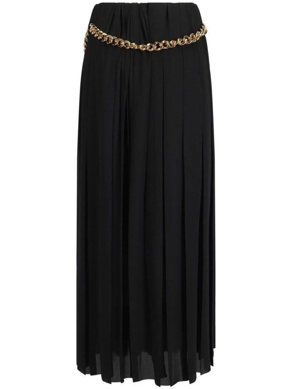 Balenciaga o1s1rm0226 Pleated Skirt In Black Size 25" / US 0 / IT 36 - 2 Thumbnail