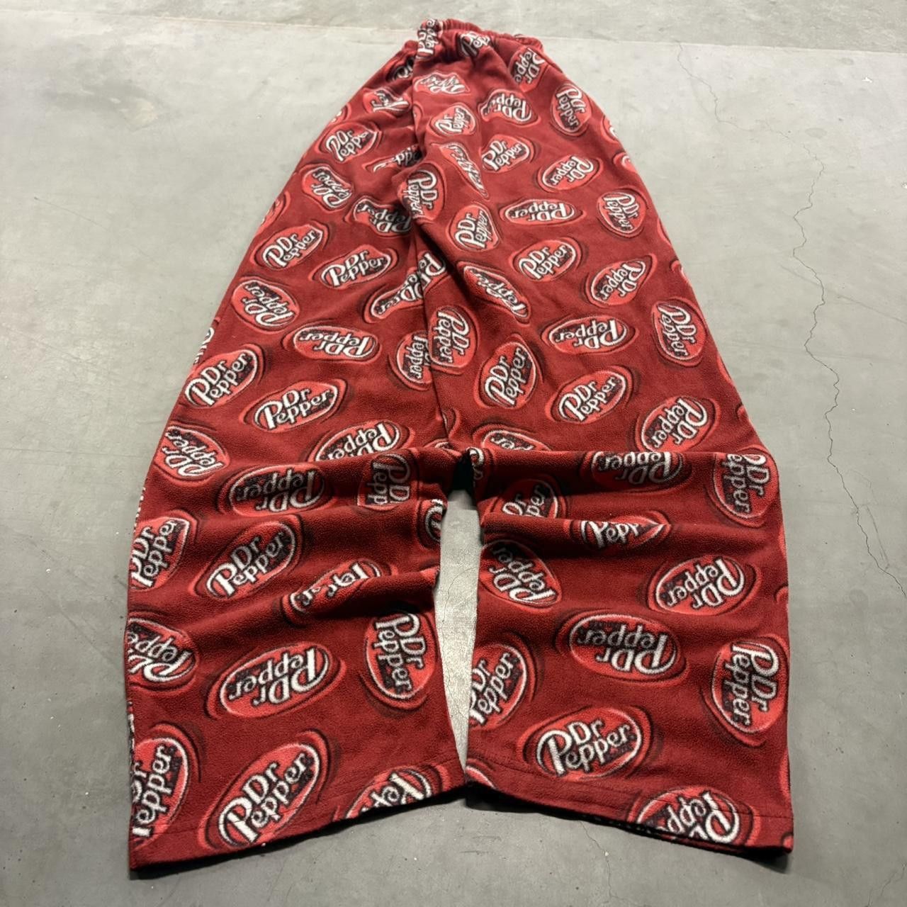 Vintage Crazy Vintage Y2K 2000s Baggy Dr Pepper Sweatpants Pajama Pants! Size US 34 / EU 50 - 4 Thumbnail