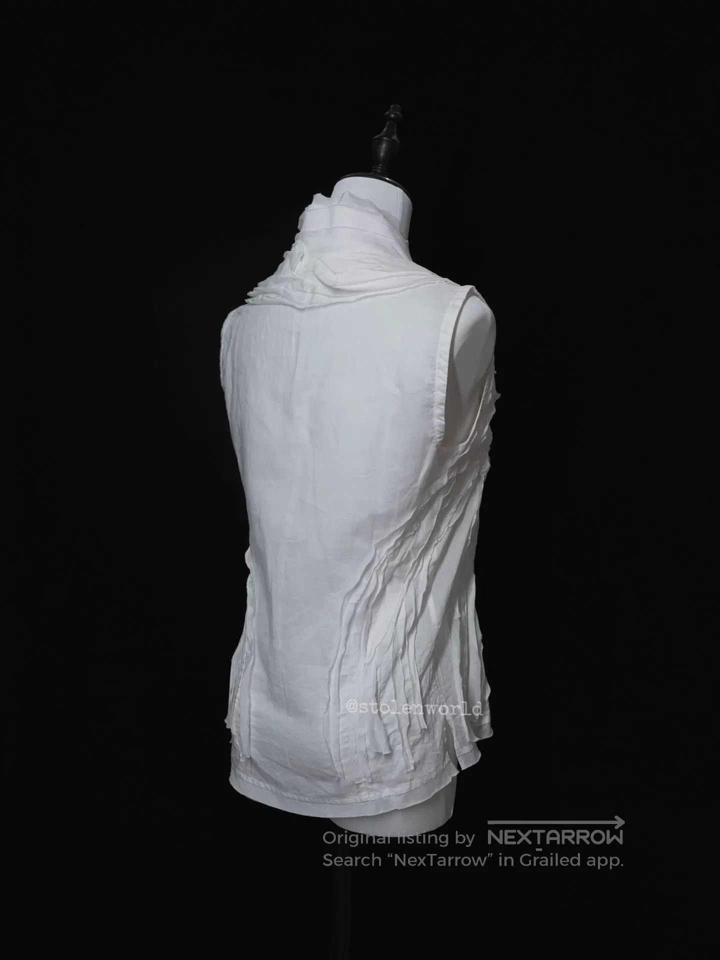 Issey Miyake issey miyake cotton linen decorative top. Size S / US 4 / IT 40 - 6 Thumbnail