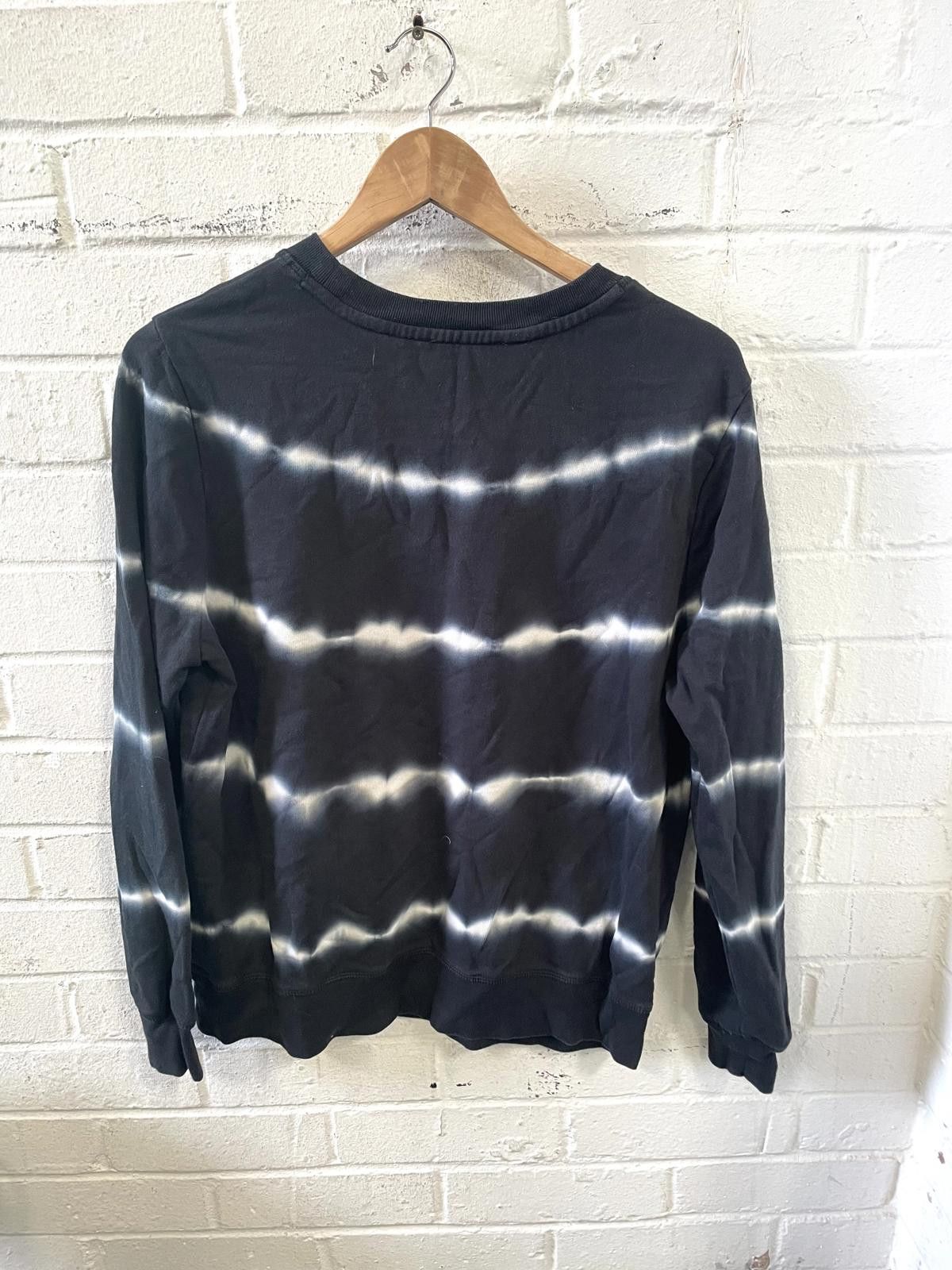 Designer M&S Collection Men's Black Tie-Dye Sweatshirt Size L Size US L / EU 52-54 / 3 - 4 Thumbnail