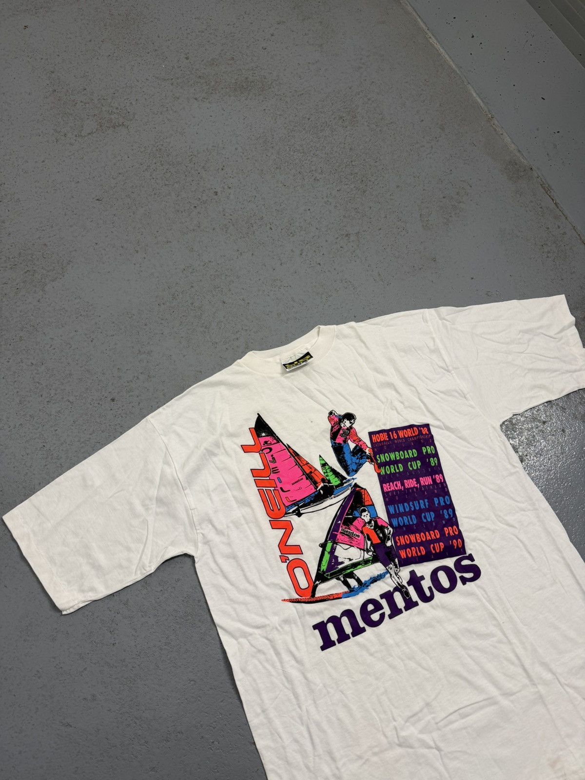 O'Neill Vintage 1989/90 Cup O’Neill Single Stitch Dead Stock Tee Size US XL / EU 56 / 4 - 2 Thumbnail