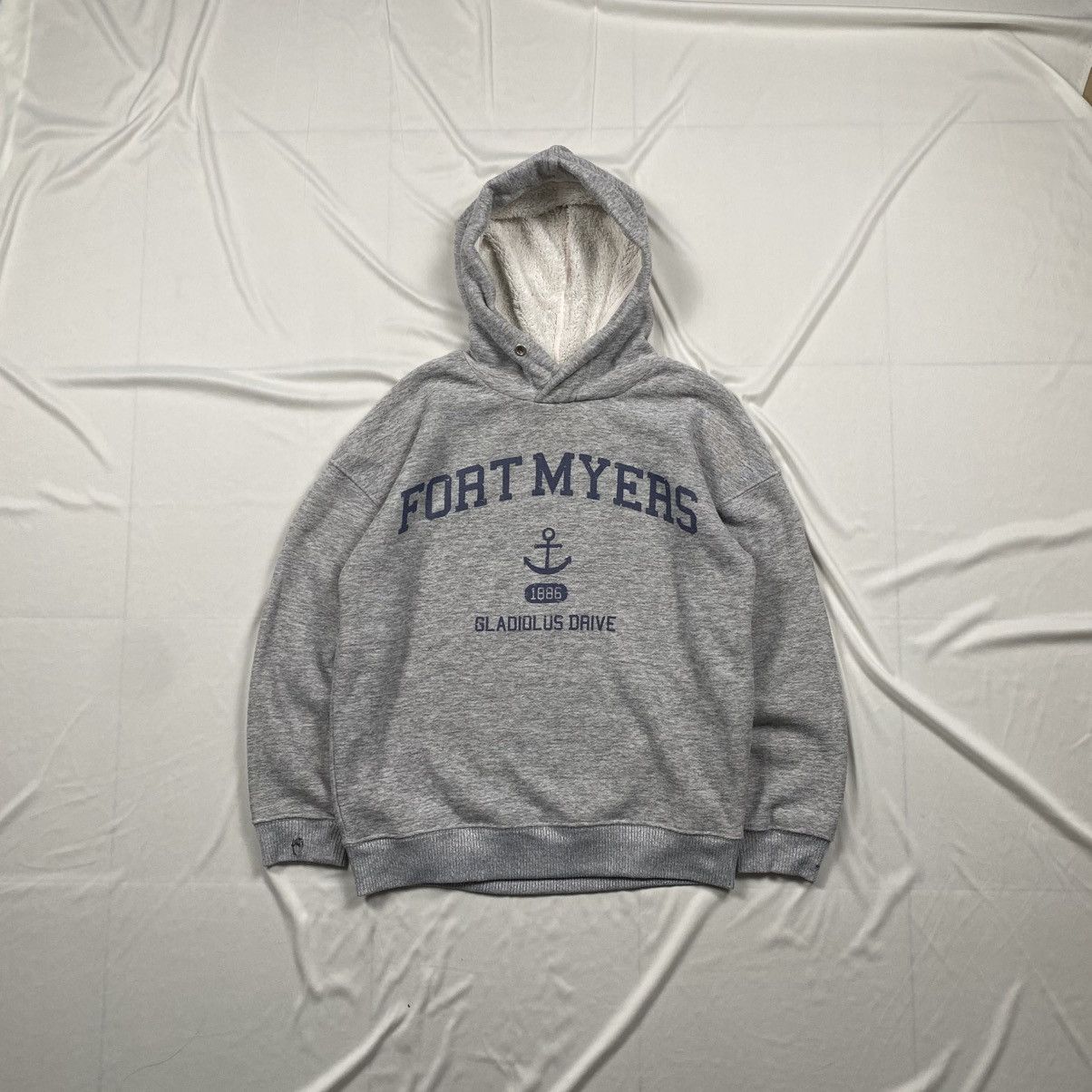Japanese Brand y2k Lemon Tree Japan Fort Myers Fur Hooded Pullover Size M / US 6-8 / IT 42-44 - 1 Thumbnail