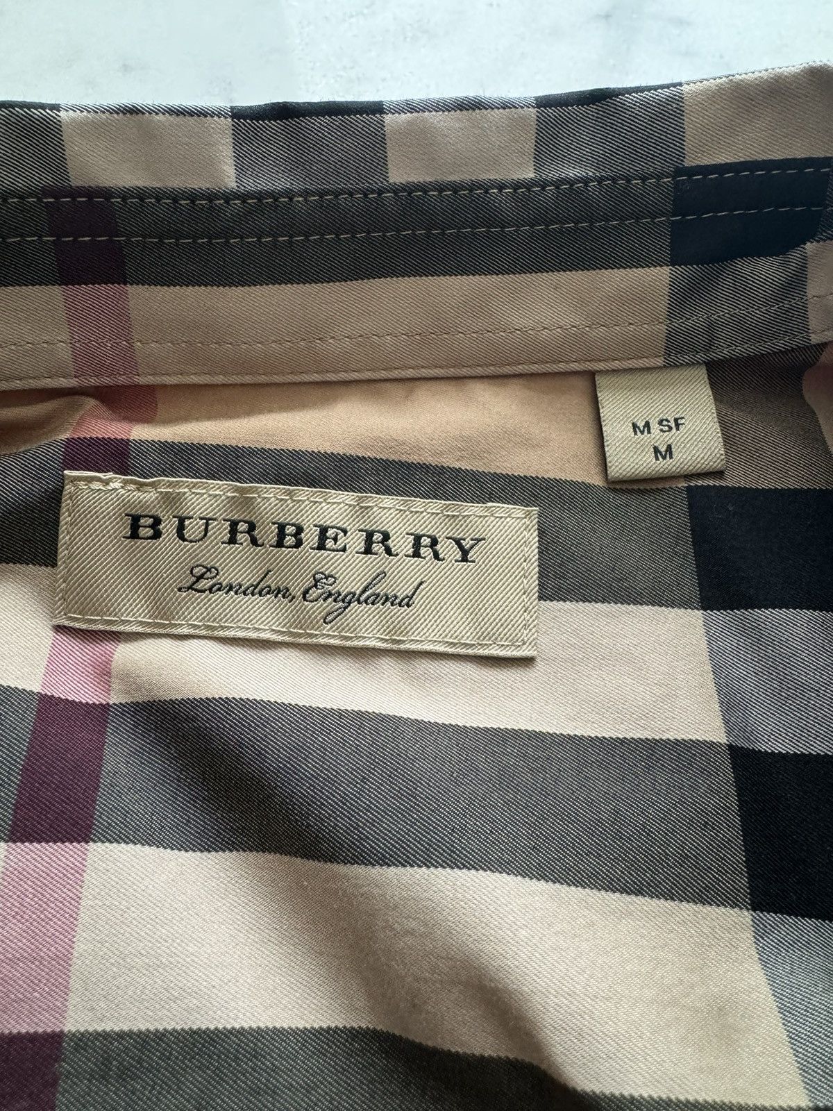 Burberry Burberry Classic Check Shirt Size US M / EU 48-50 / 2 - 5 Thumbnail