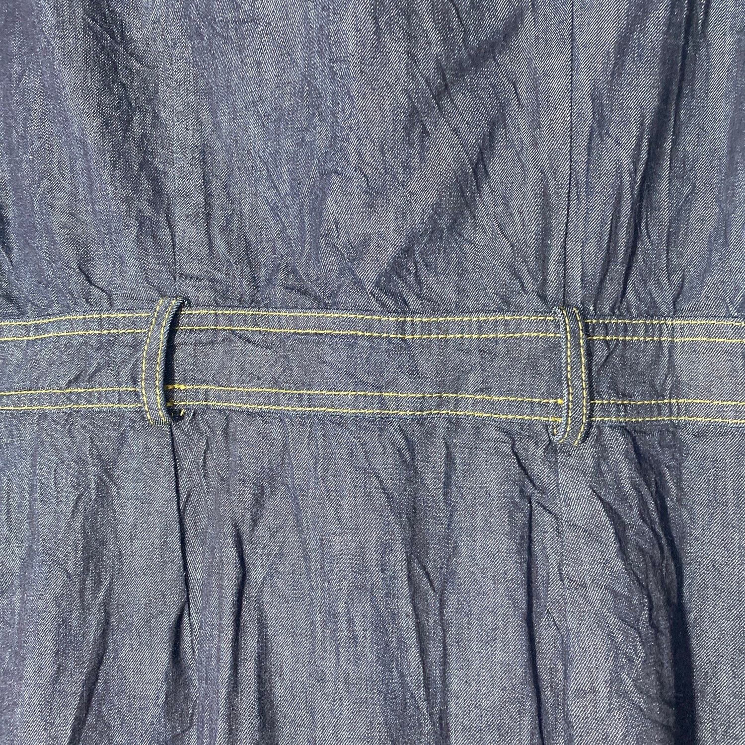 Tomas Maier NWT Tomas Maier Denim Long Sleeve Belted Shirtdress Womens 4 Size S / US 4 / IT 40 - 5 Thumbnail