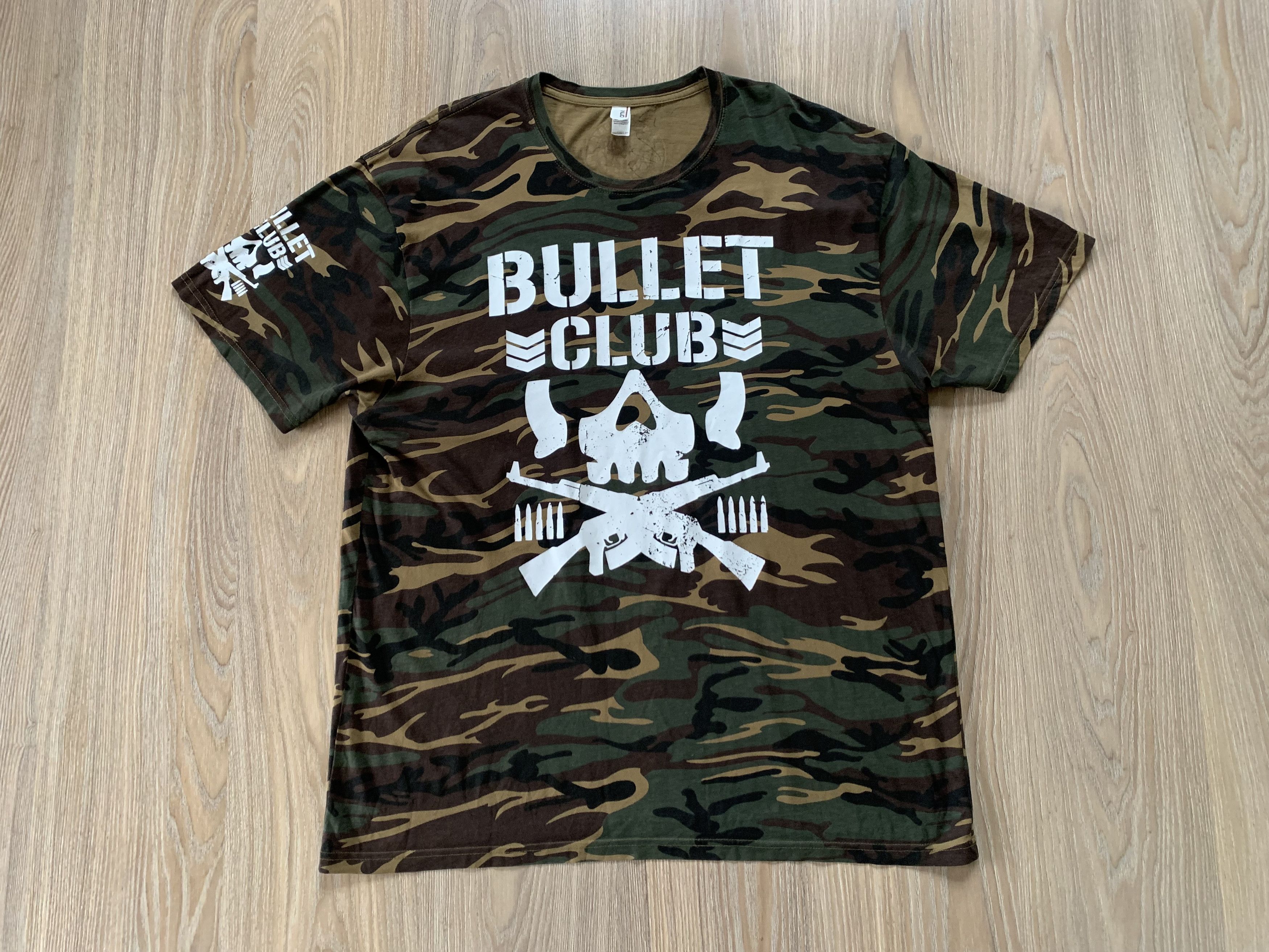 Anvil New Japan Pro-Wrestling King of Sports Camouflage T Shirt Size US XXL / EU 58 / 5 - 3 Thumbnail