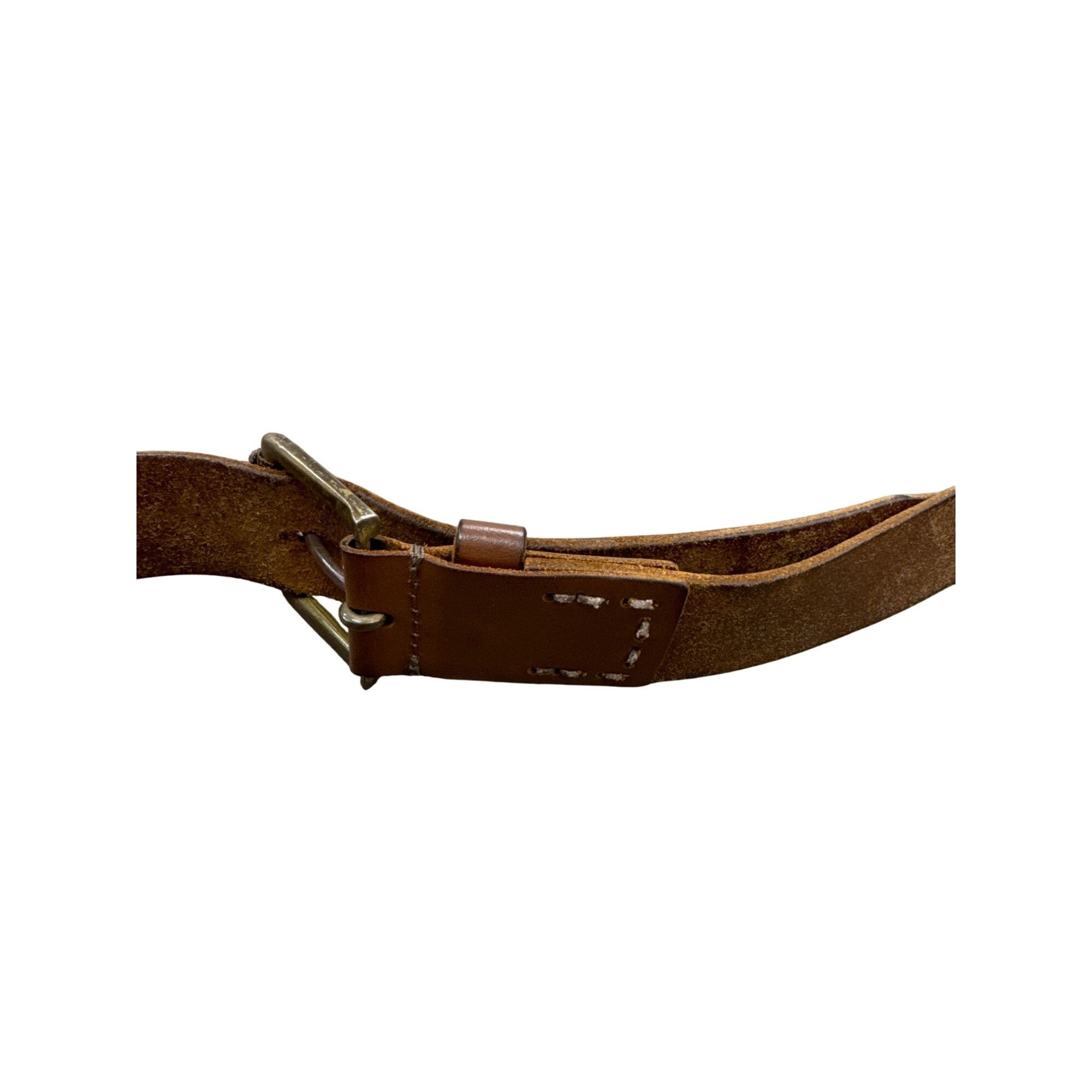 Timberland Timberland Mens Brown Leather Buckle Belt 40x1.5 SKU 6943 Size 40 - 5 Thumbnail