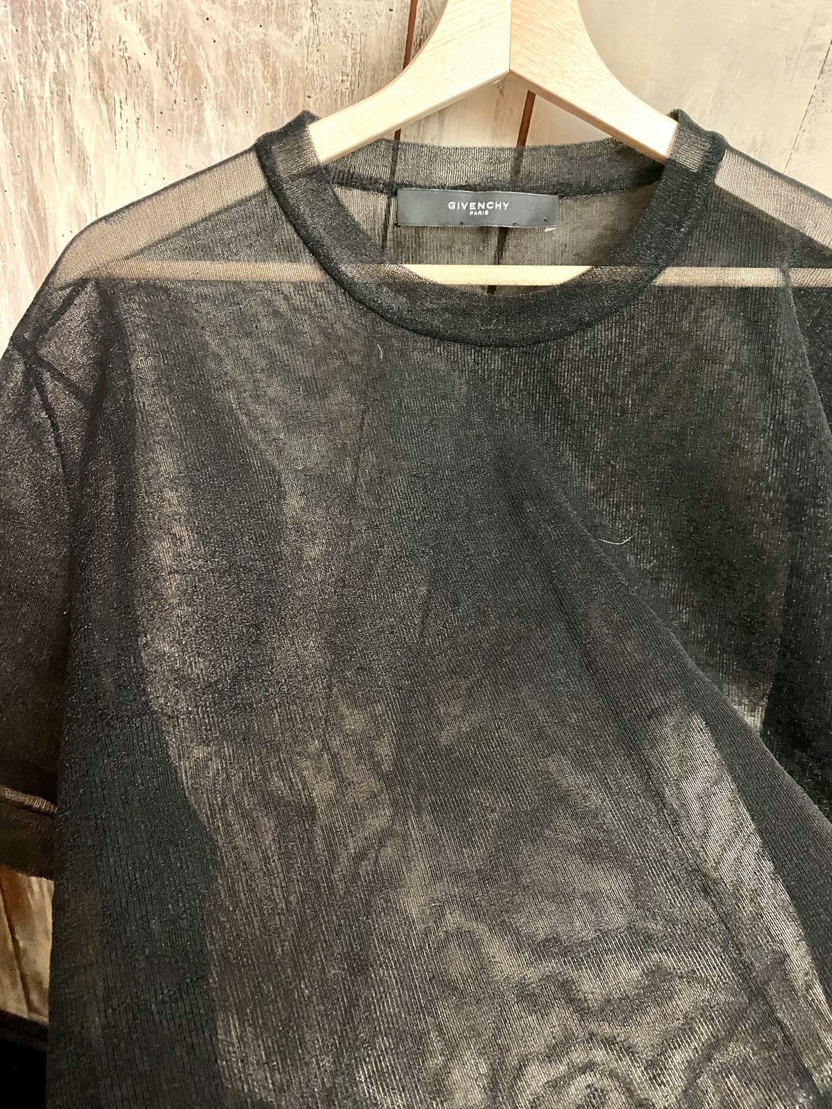 Givenchy givenchy tisci pre fall 2014 sheer neoprene t-shirt Size US M / EU 48-50 / 2 - 8 Thumbnail