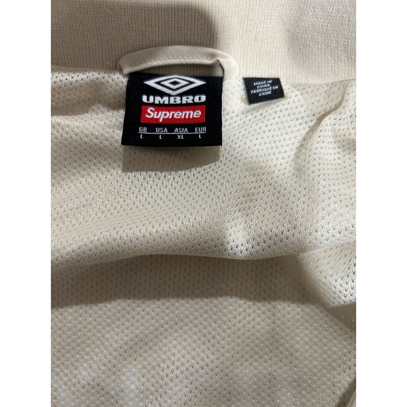 Supreme SUPREME UMBRO RIPSTOP ZIP UP JACKET STONE SIZE LARGE NEW Size US L / EU 52-54 / 3 - 3 Thumbnail