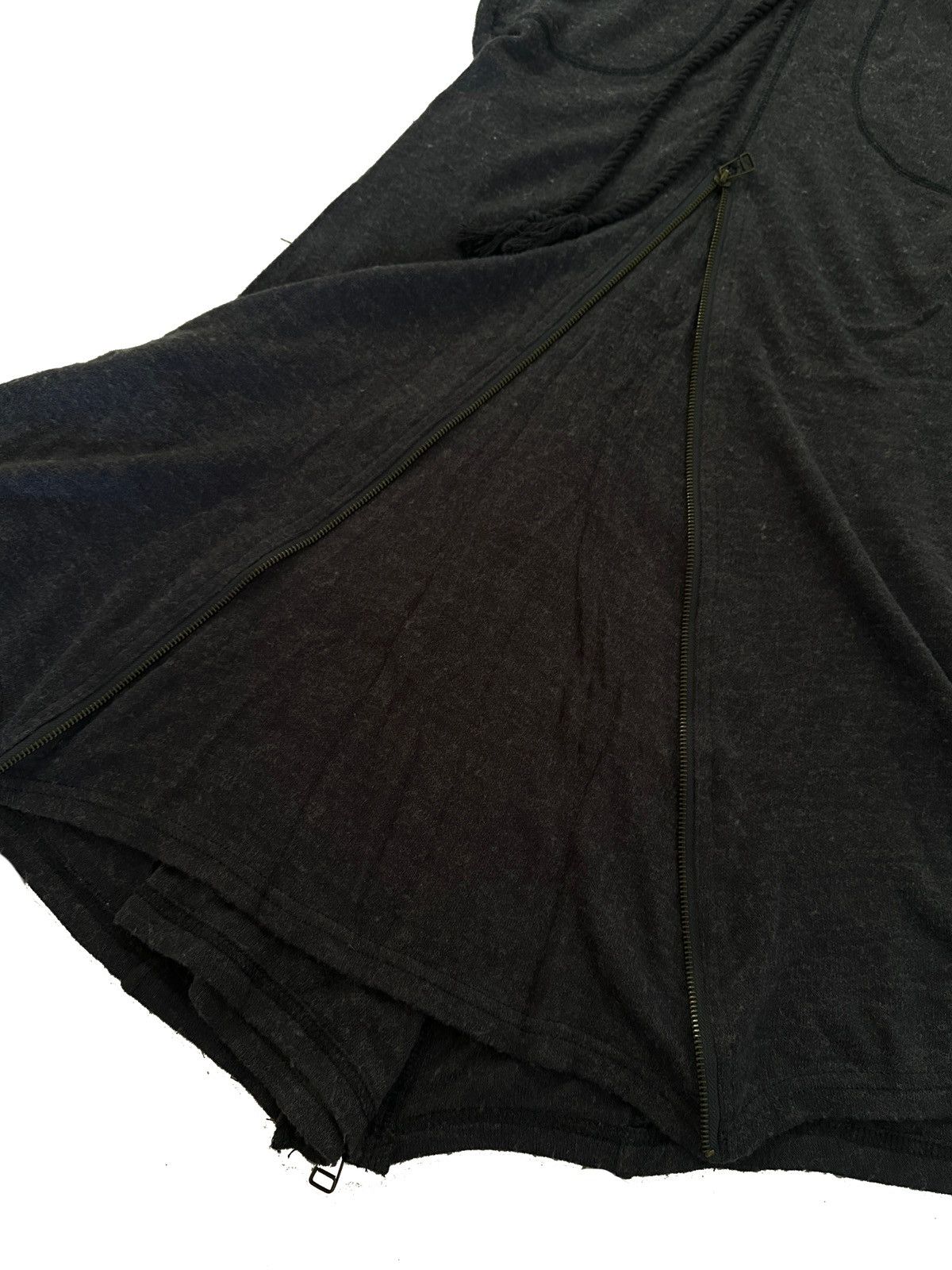 If Six Was Nine GOA spider web zipper cargo skirt Size 29" - 4 Thumbnail