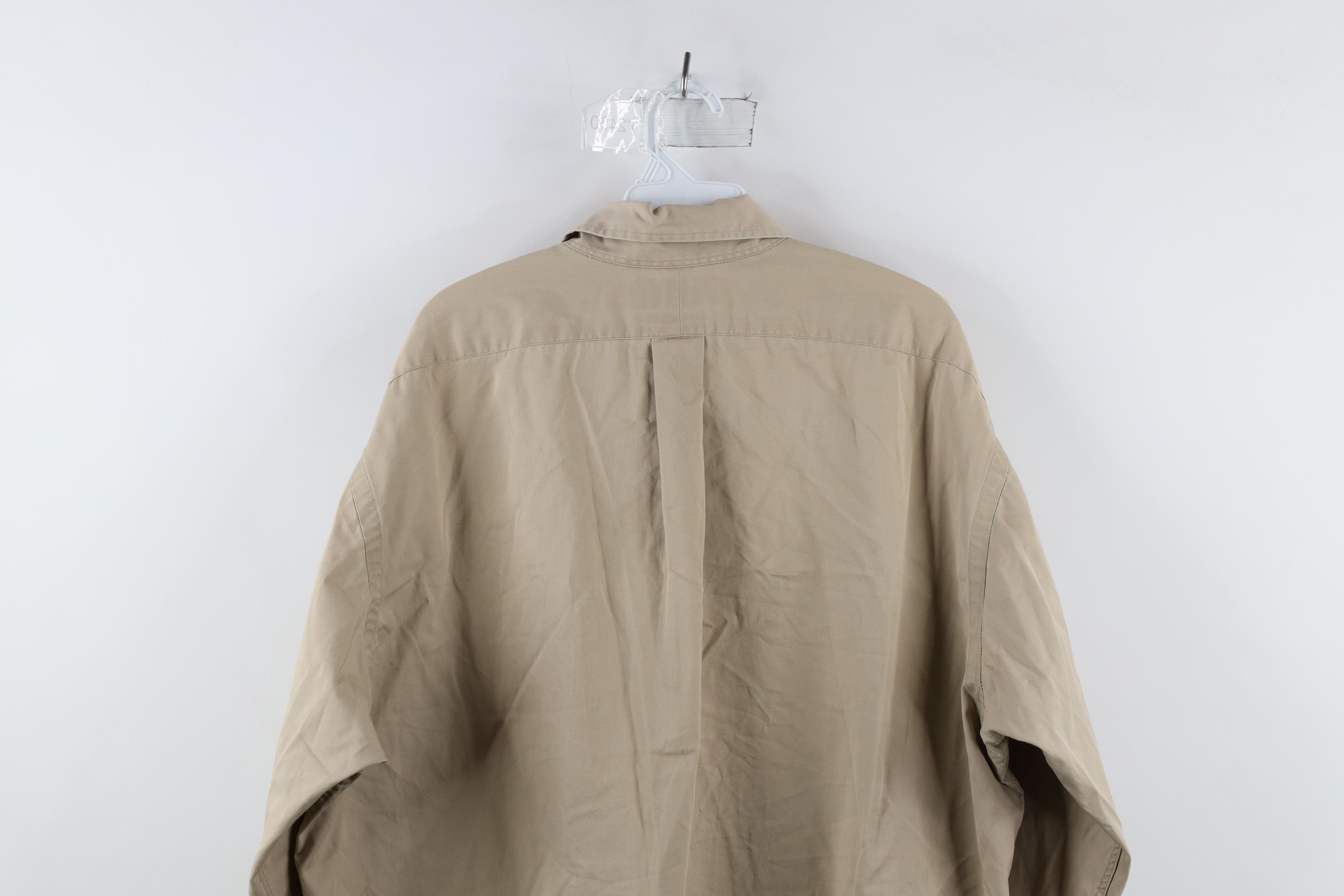 Polo Ralph Lauren Vintage 90s Ralph Lauren Fit Button Down Shirt Beige USA Size US L / EU 52-54 / 3 - 10 Thumbnail