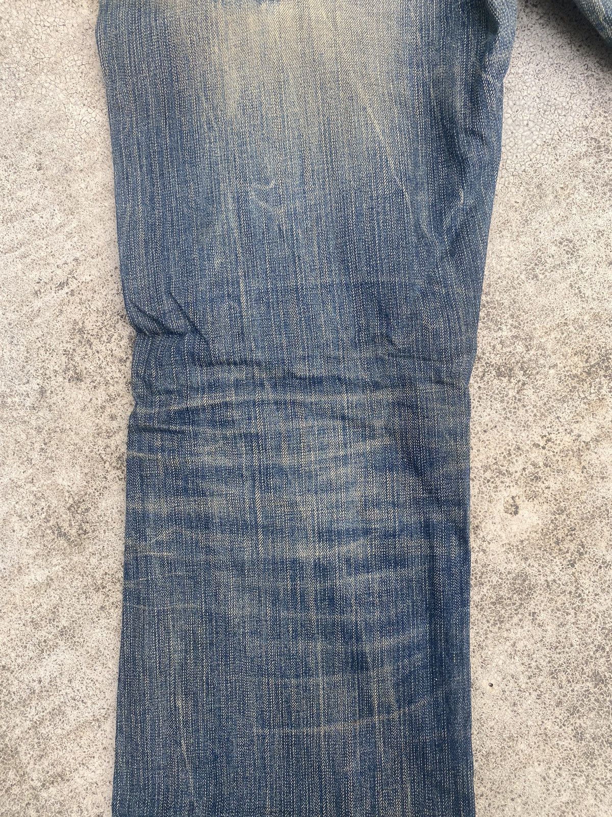If Six Was Nine × Japanese Brand Flare Jeans Red Pepper Clawmark Snake Skin Size US 34 / EU 50 - 20 Thumbnail