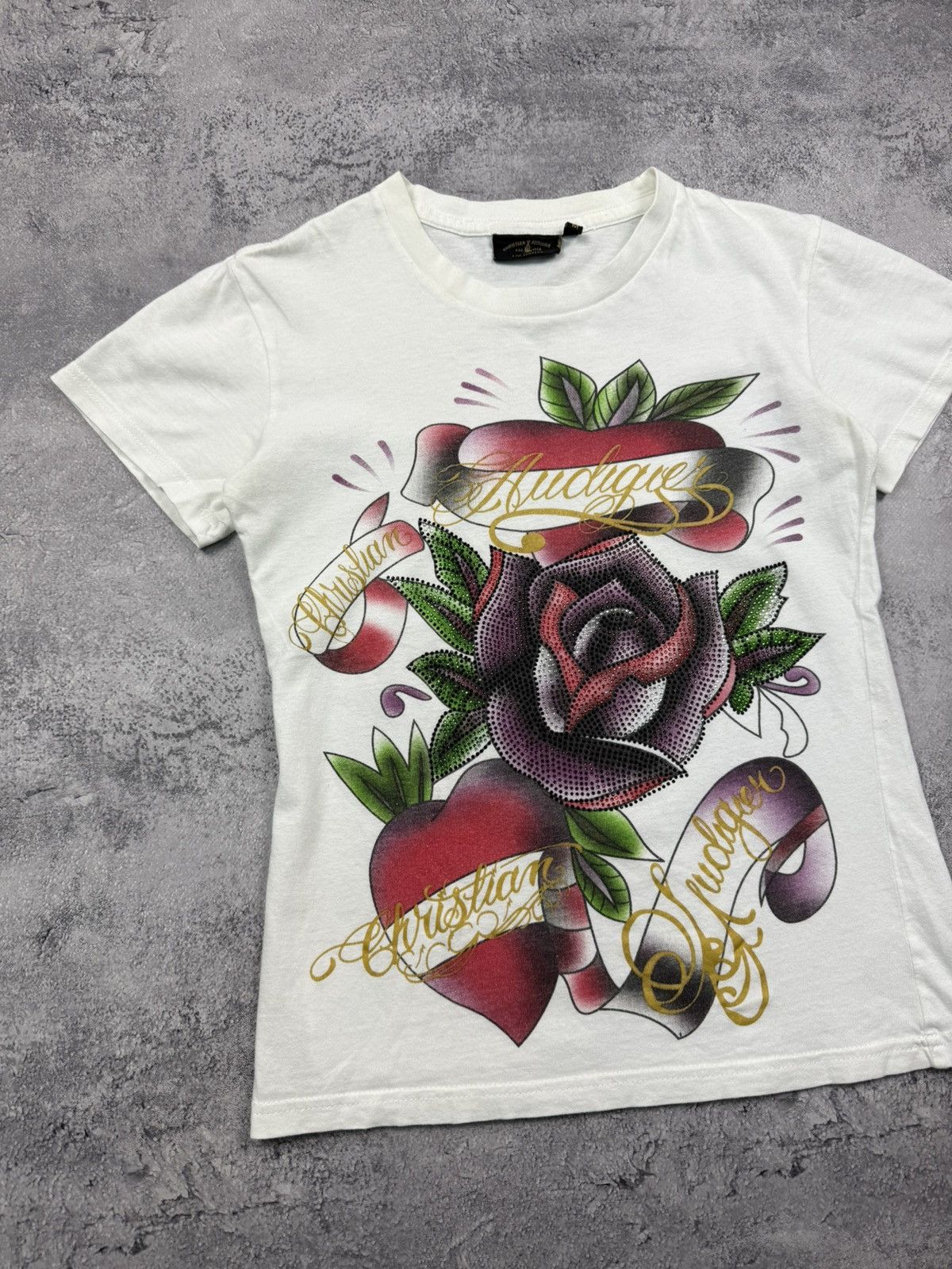 Christian Audigier Vintage Y2K Ed Hardy By Christian Audigier T-Shirt Rare Tee Size M / US 6-8 / IT 42-44 - 5 Thumbnail