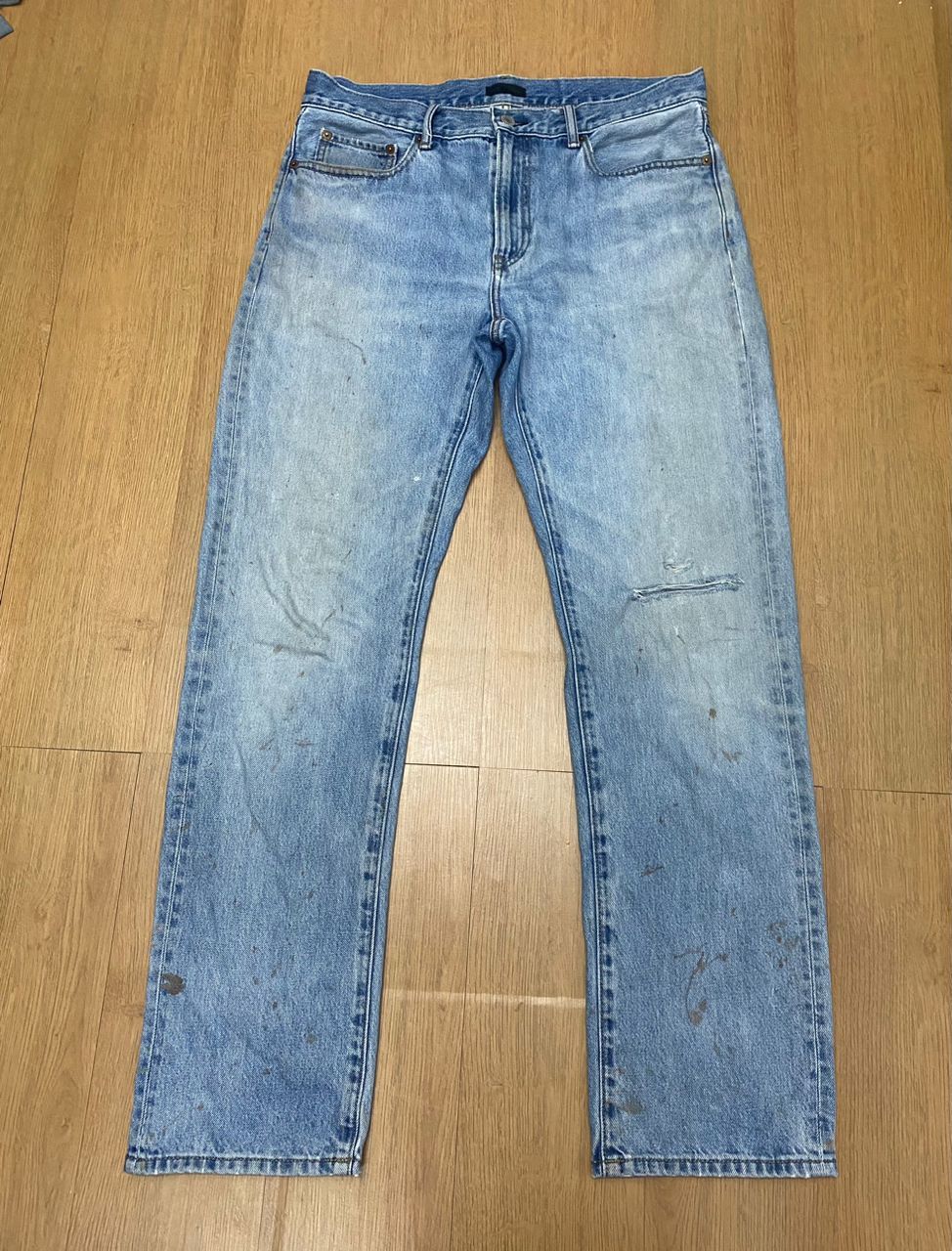 Japanese Brand Vintage Uniqlo Jeans Distressed Denim Jeans Size US 34 / EU 50 - 1 Thumbnail