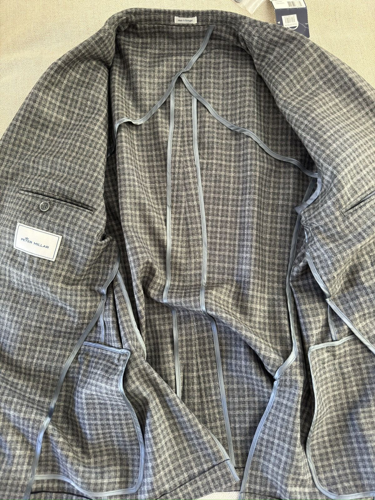 Peter Millar PETER MILAR NWT Deconstructed Wool Sport Coat Size 44 R $895 Size 44R - 6 Thumbnail