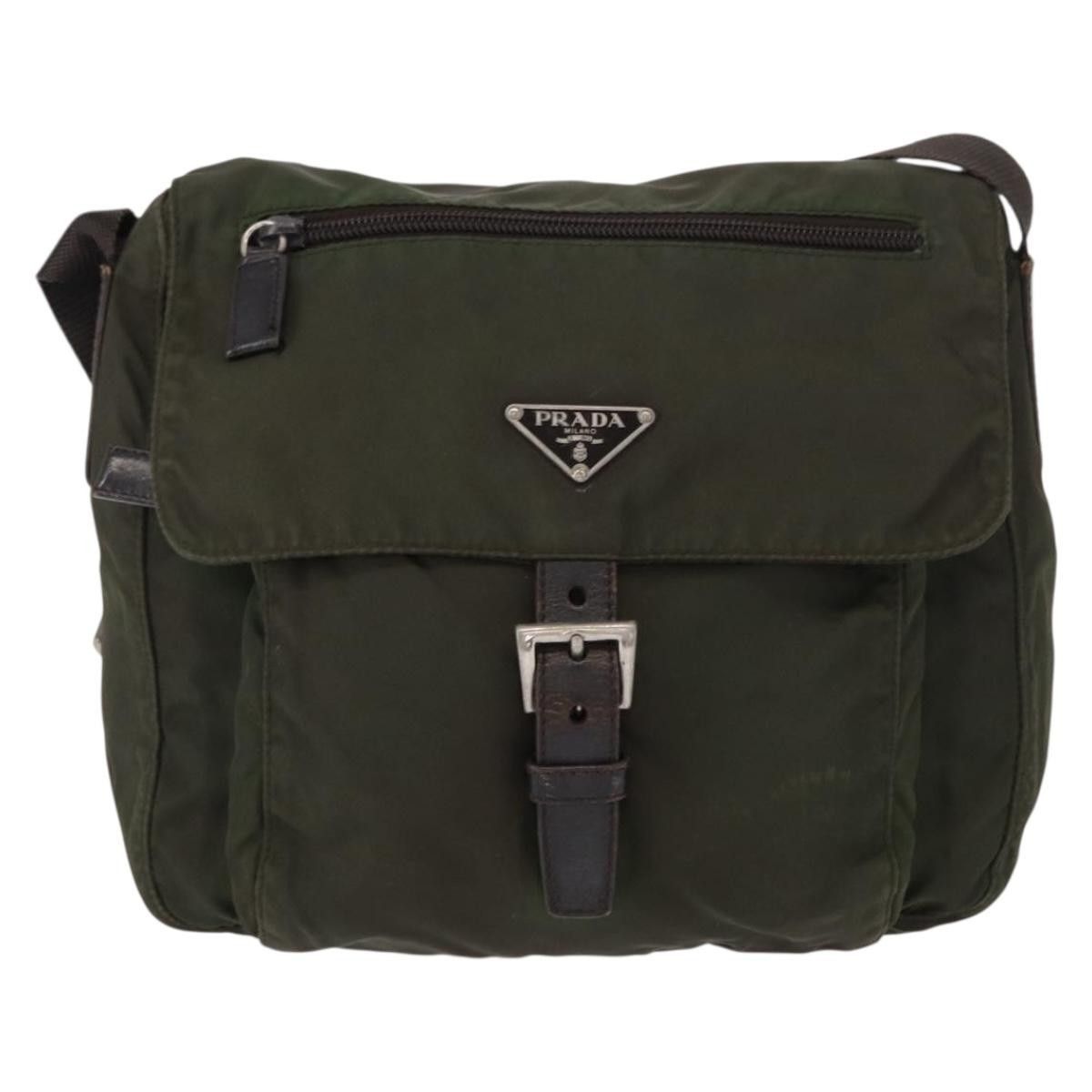 Prada Prada Buckle Messenger Bag Tessuto Size ONE SIZE - 1 Thumbnail
