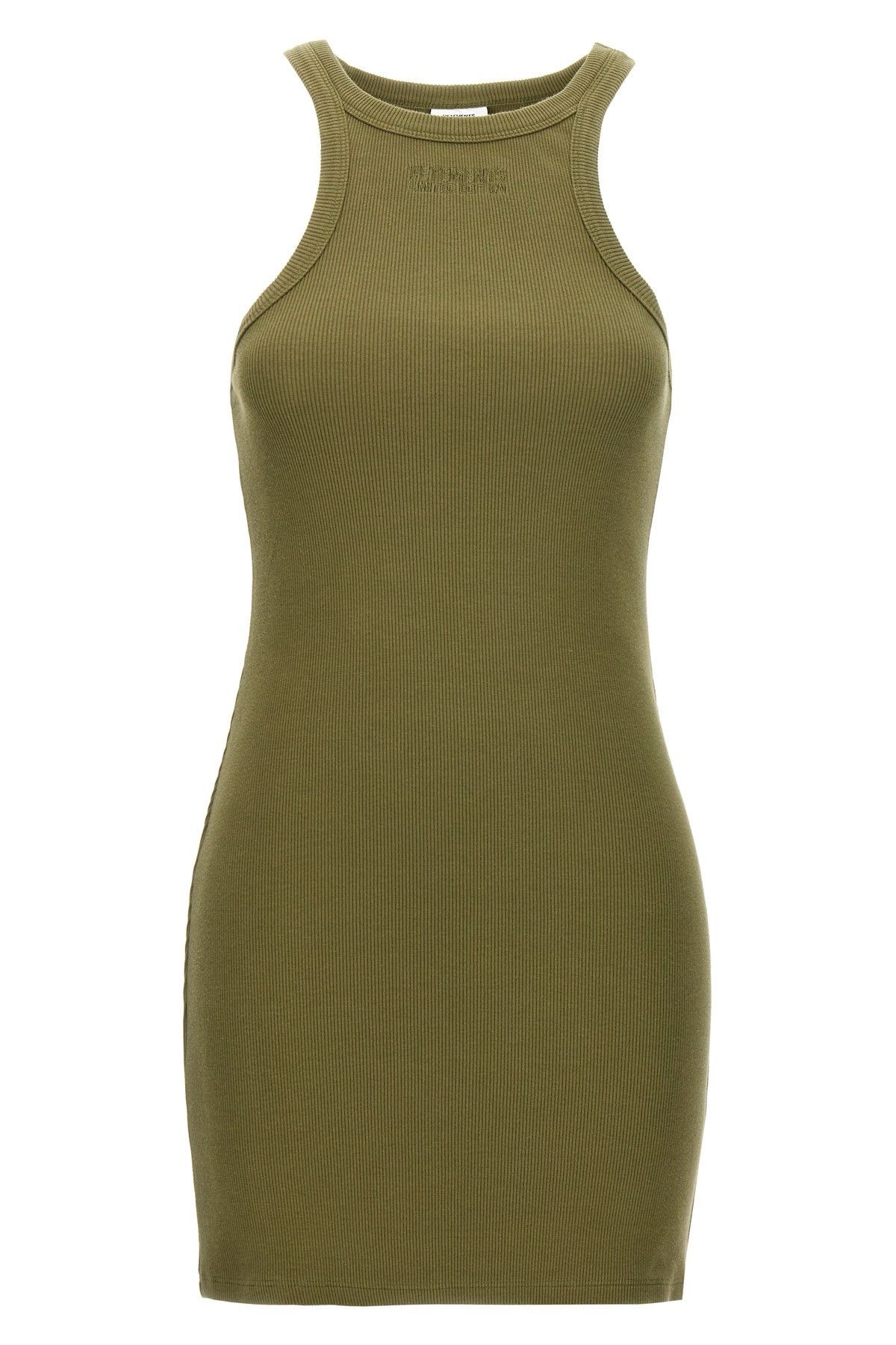 image of Vetements 'racing Tank Top' Dress in Green, Women's (Size XS)