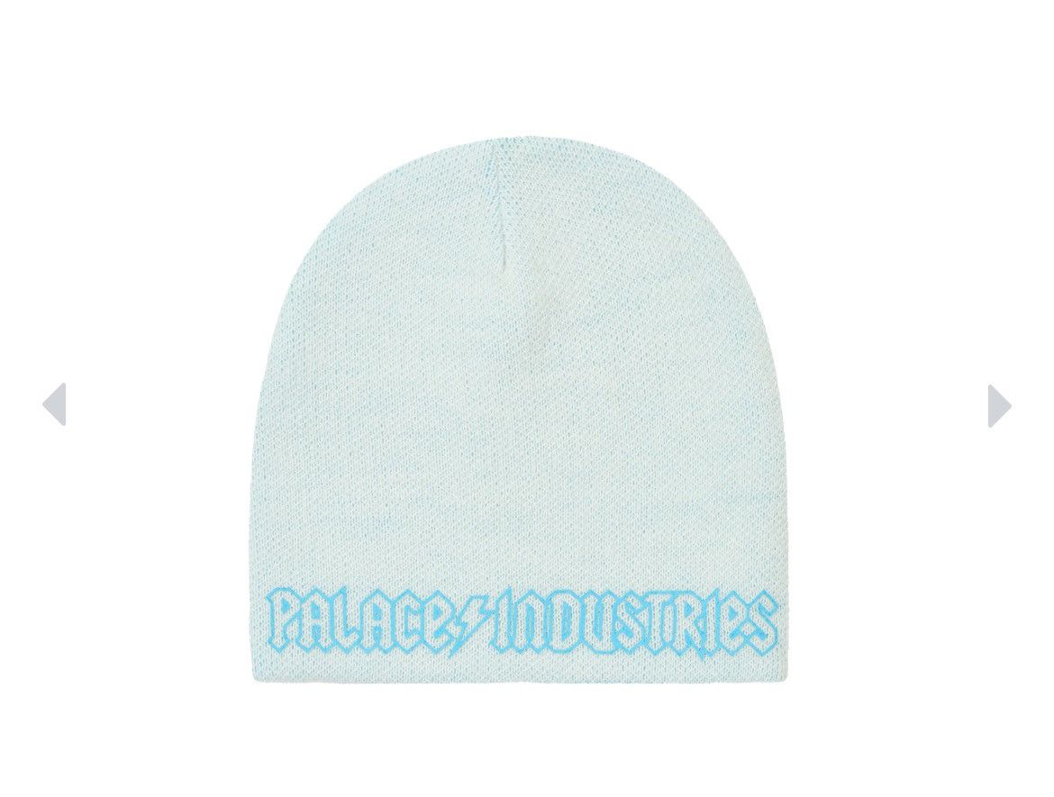 Palace Palace World Industries Reverso Nein Cuff Beanie Blue Size ONE SIZE - 5 Thumbnail