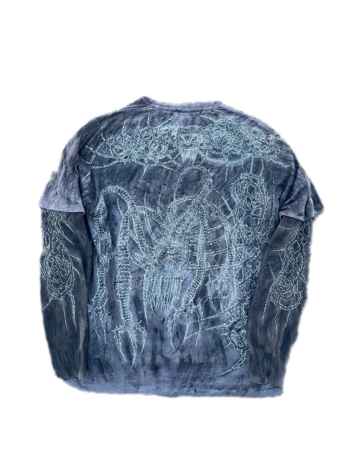 Ecko Unltd. Ecko Unltd tribal y2k alt goth rave japan vibe sweatshirt Size US L / EU 52-54 / 3 - 2 Thumbnail