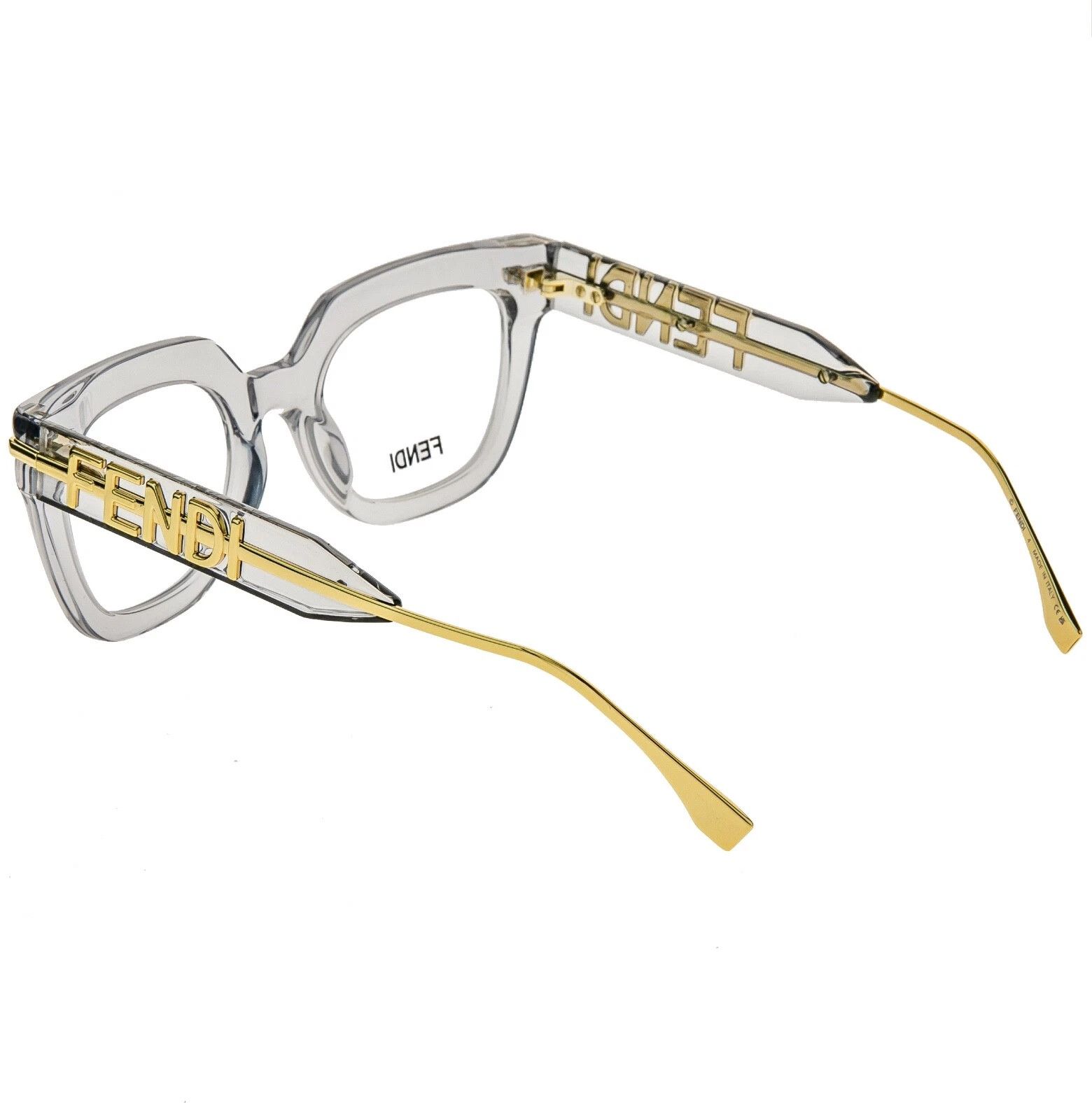 Fendi FENDI FENDIGRAPHY HOBO 50065 001 Eyeglass Frame FE50065I Size ONE SIZE - 5 Thumbnail