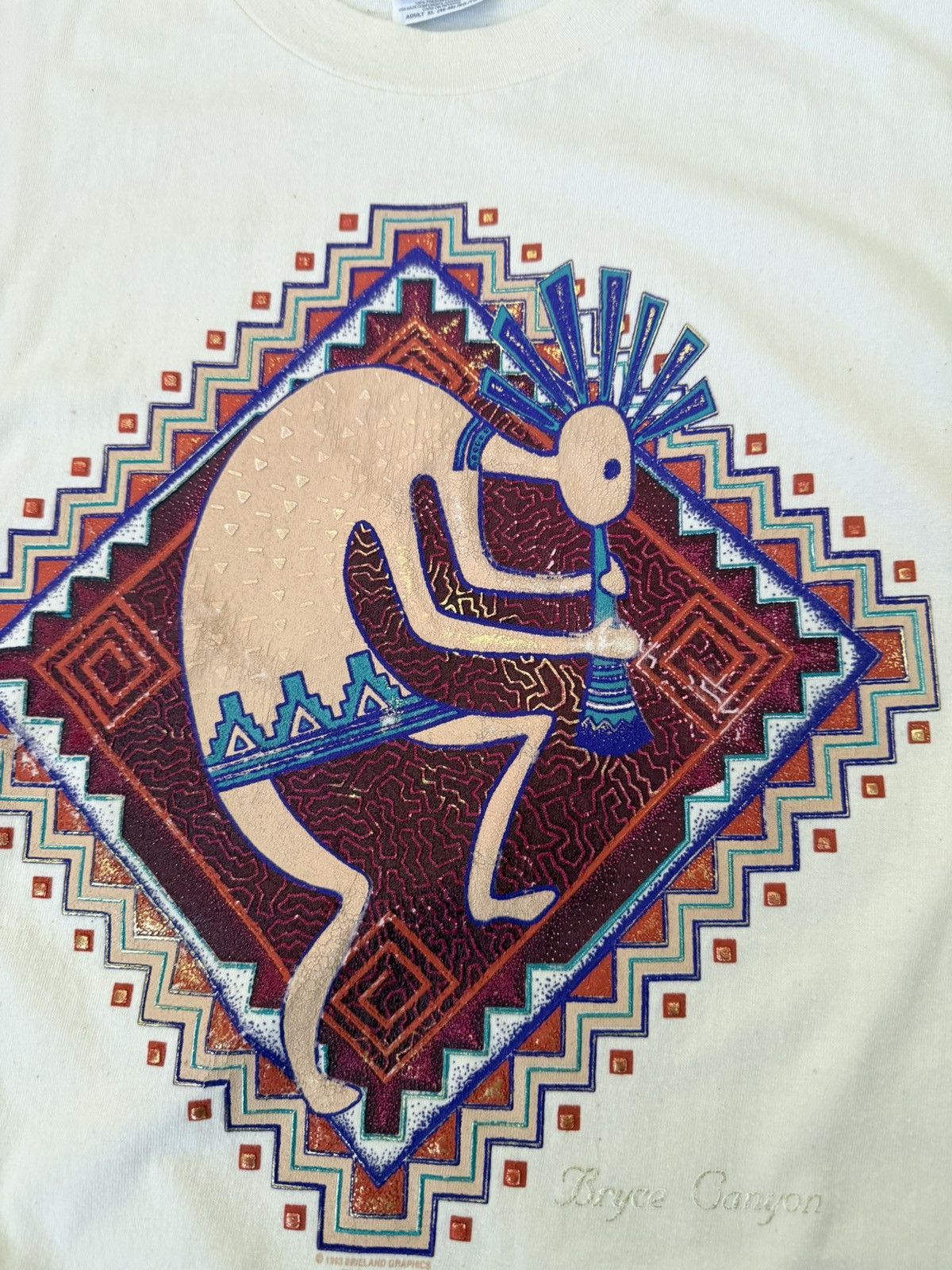 Hanes Vintage 1993 Bryce Canyon National Park Tee Shirt Size XL Size US XL / EU 56 / 4 - 3 Thumbnail