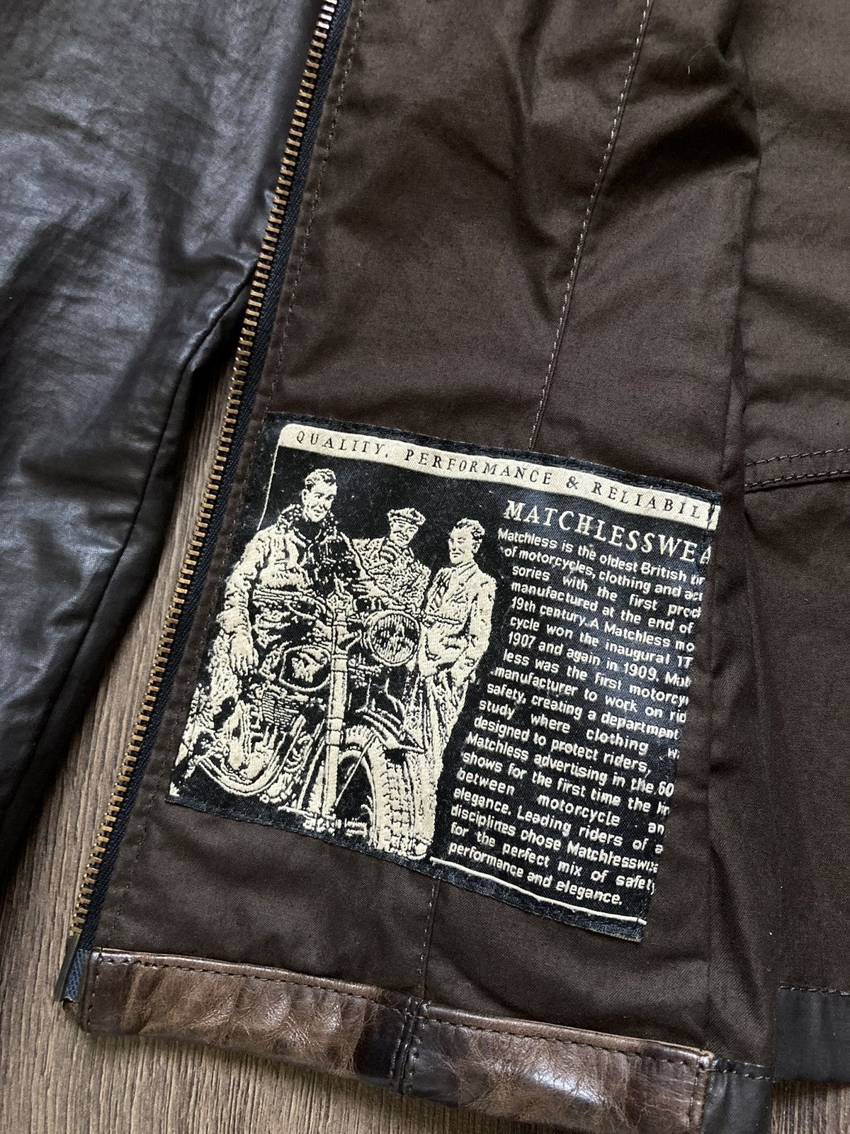 Matchless × Vintage Matchless British Men Leather Jacket Size 42 Made In Italy Size S / US 4 / IT 40 - 3 Thumbnail