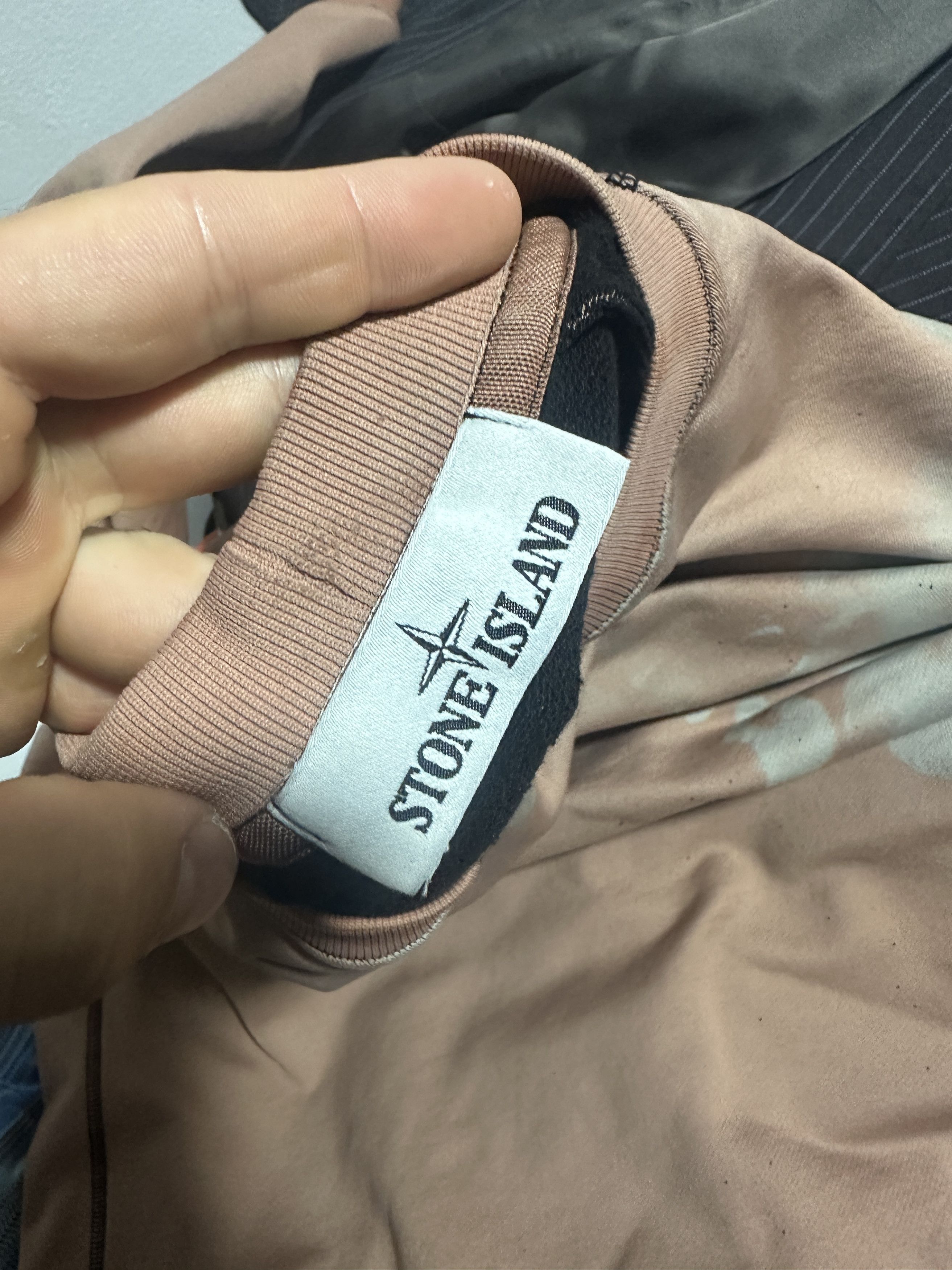 Stone Island Stone Island Bleached Off Dye Treatment Pullover Size 3XL Size US XXL / EU 58 / 5 - 21 Thumbnail