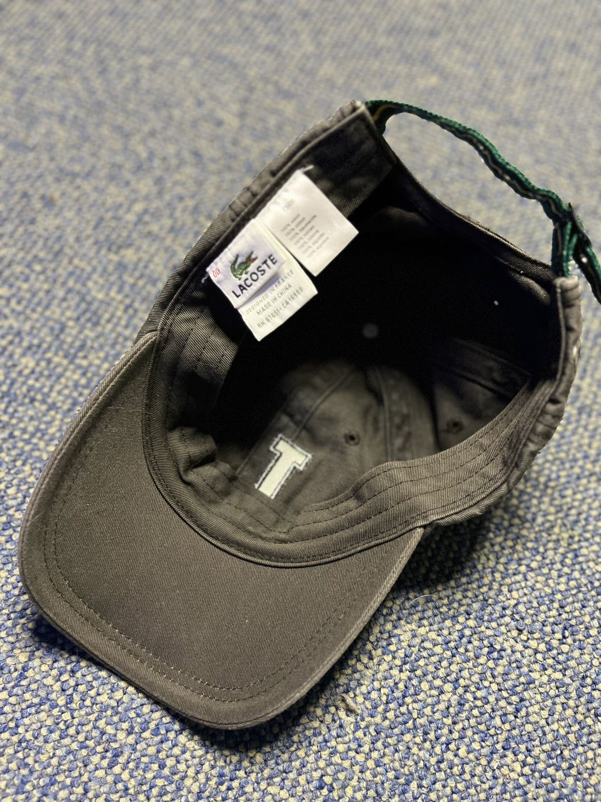 Lacoste × Vintage Vintage Lacoste “L” Logo Cap – Rare Grey/Green Dad Hat Size ONE SIZE - 5 Thumbnail