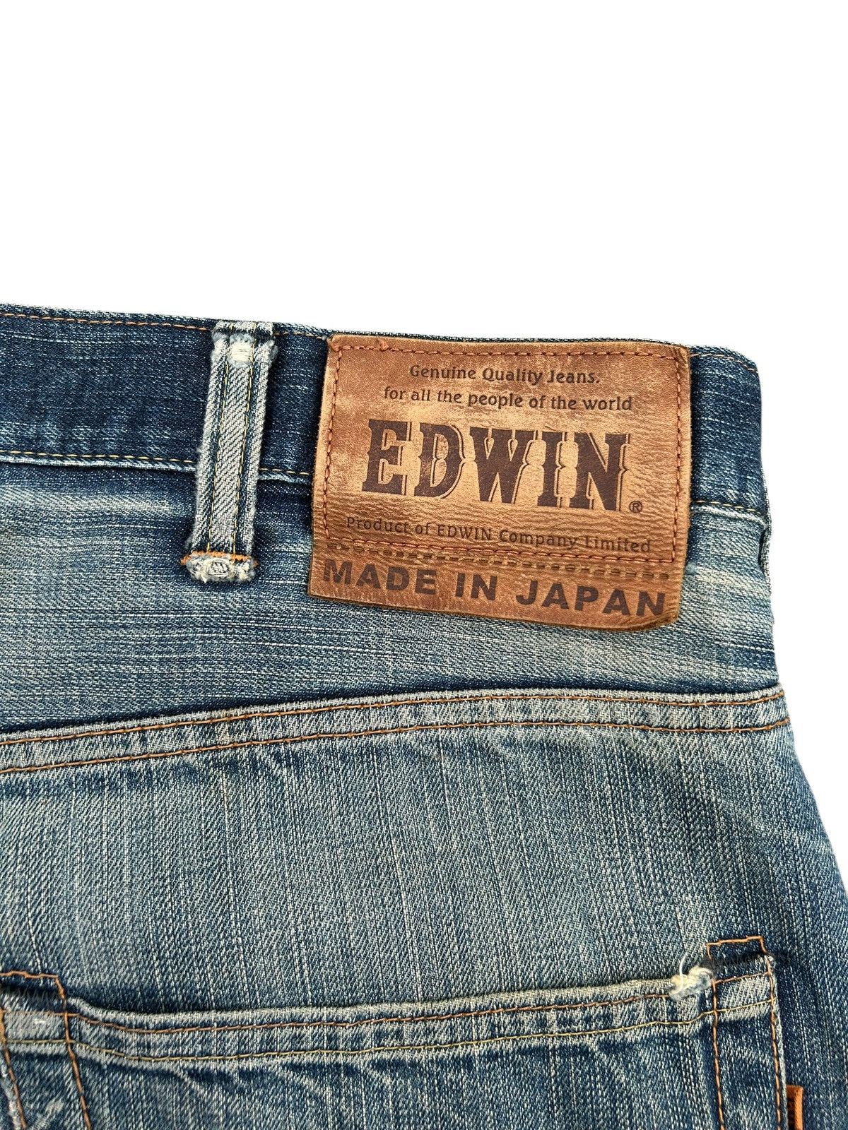 Kapital Vintage Edwin 505V Selvedge Thrashed Denim Jeans Size US 40 / EU 56 - 16 Thumbnail