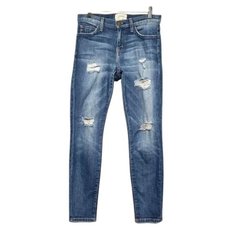 Current/Elliot Current Elliott The Stiletto Jean Bennett Destroy Size 27 Size 27" / US 4 / IT 40 - 2 Thumbnail