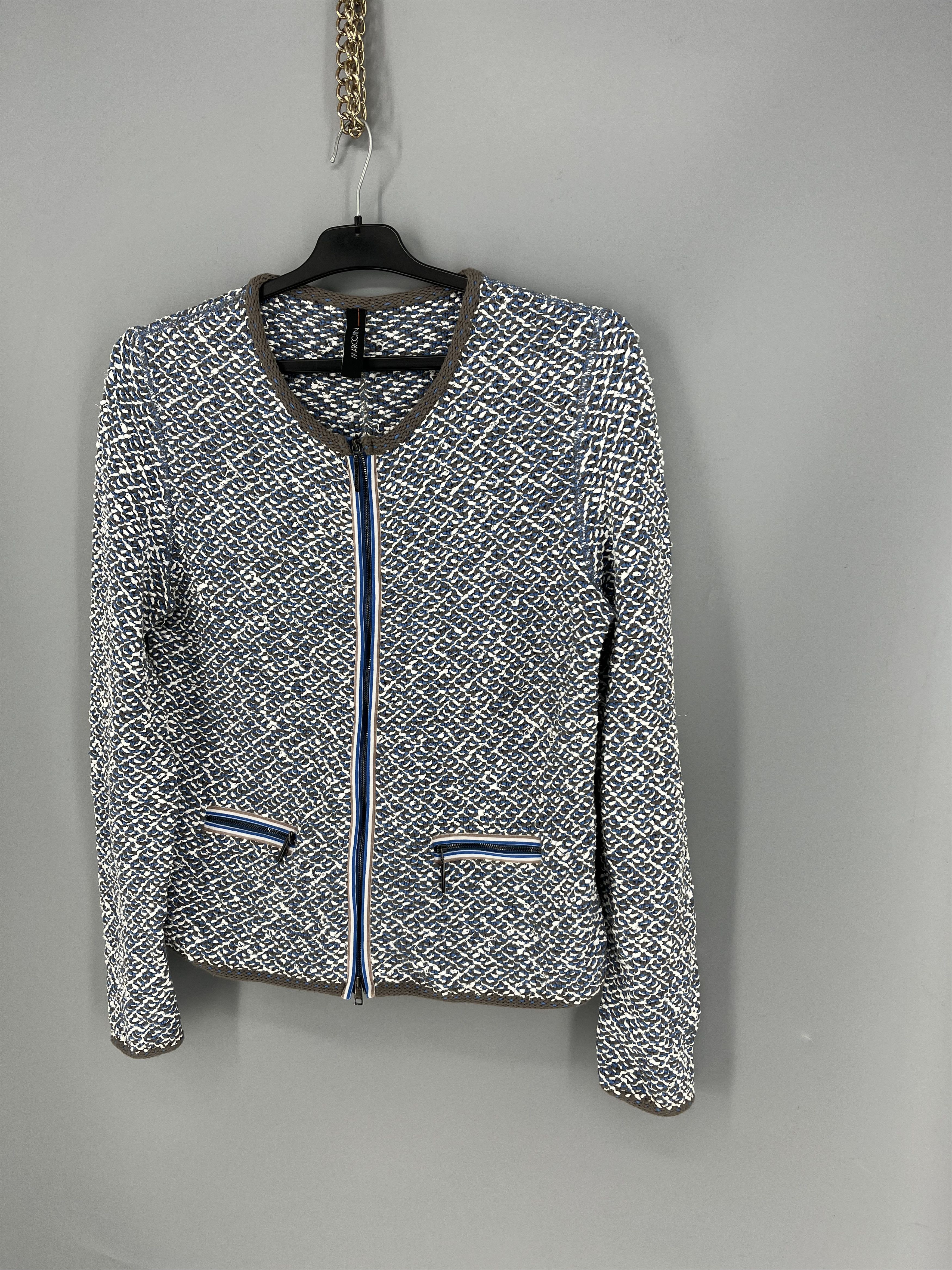 Vintage Vintage Marc Cain Textured Zip Jacket Made in Europe Size S / US 4 / IT 40 - 3 Thumbnail