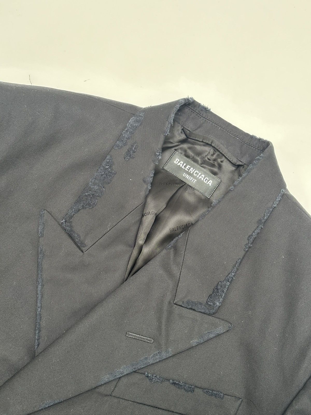 Balenciaga Balenciaga Worn Out Tailored Blazer Jacket Size 40S - 5 Thumbnail