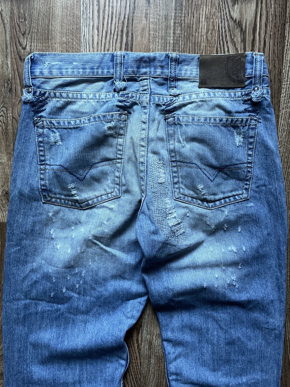 Diesel VTG HYSTERIC GLAMOUR STYLE WASHED DIESEL JEANS 90s Size US 34 / EU 50 - 10 Thumbnail