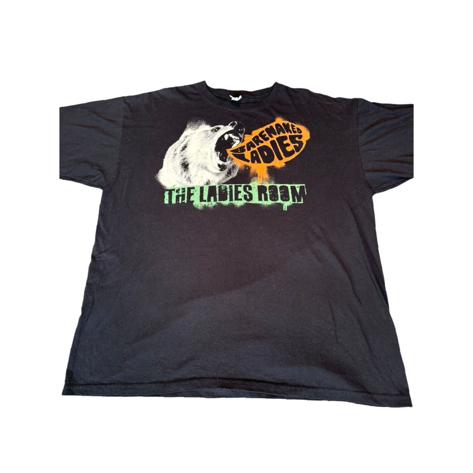 Anvil Barenaked Ladies Band The Ladies Room Album Unisex T-Shirt 2XL Black Cotton Short Sleeve Crew Neck Graphic Print Size US XXL / EU 58 / 5 - 2 Thumbnail